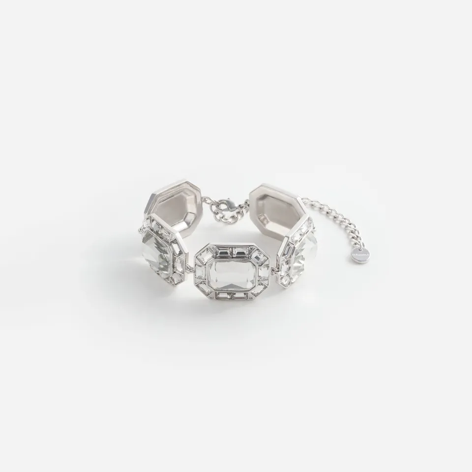 Self Portrait Silver Crystal Armband Silber Kristall