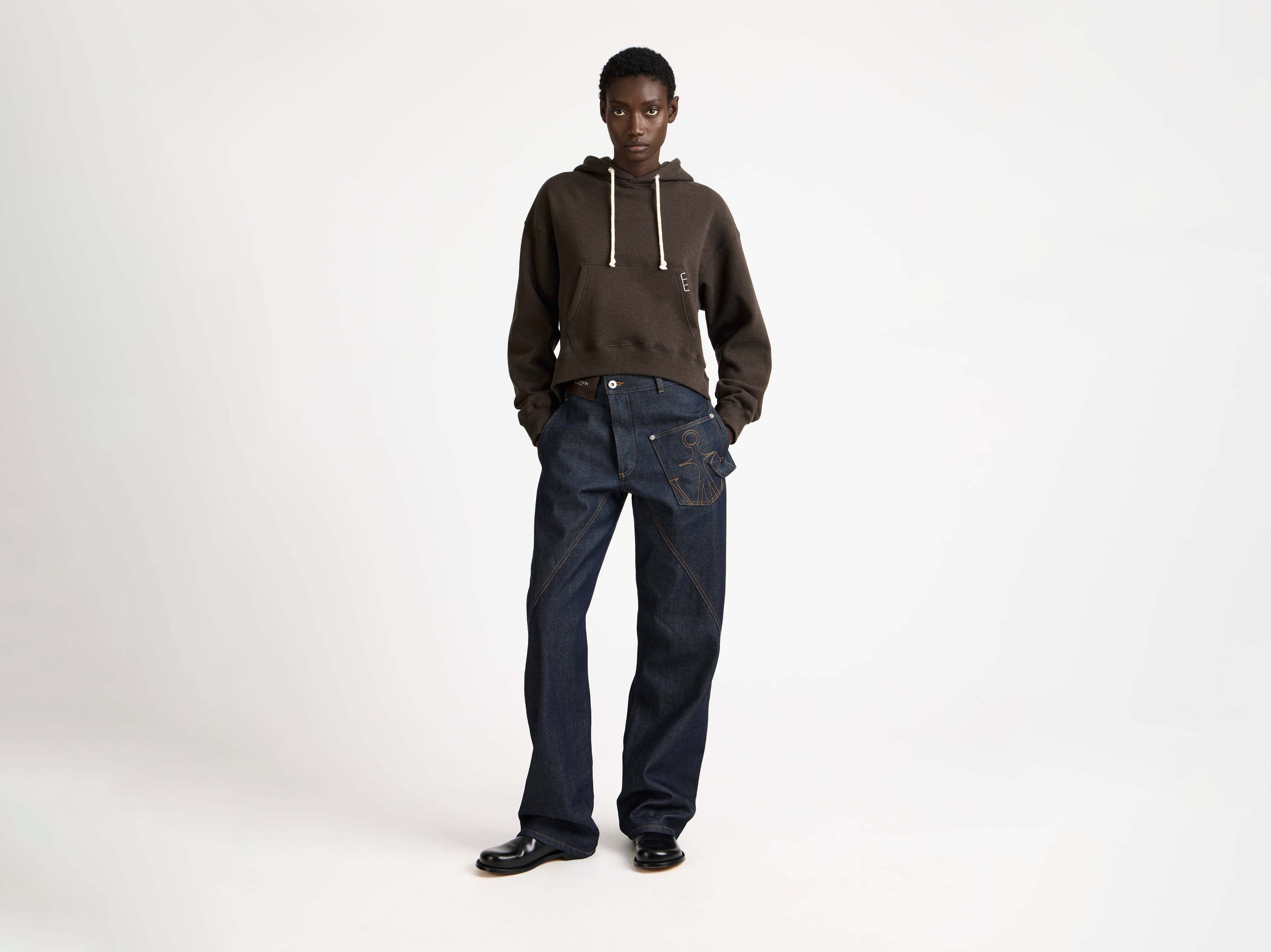 J.W.Anderson Jeans Twisted Workwear Jeans Damen Indigo