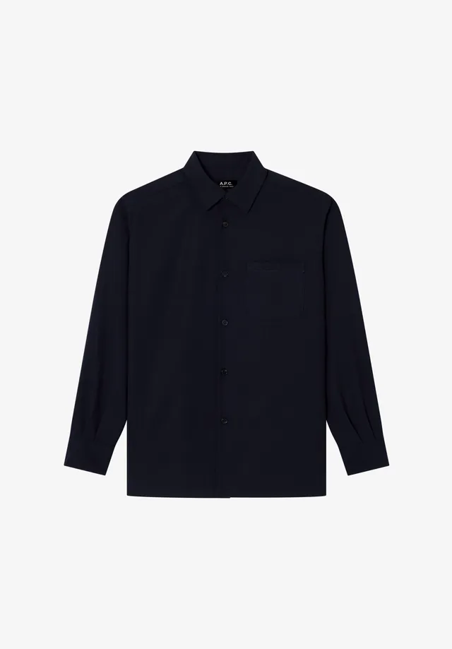 A.P.C. Overshirt marineblau recycelt Gr. 38