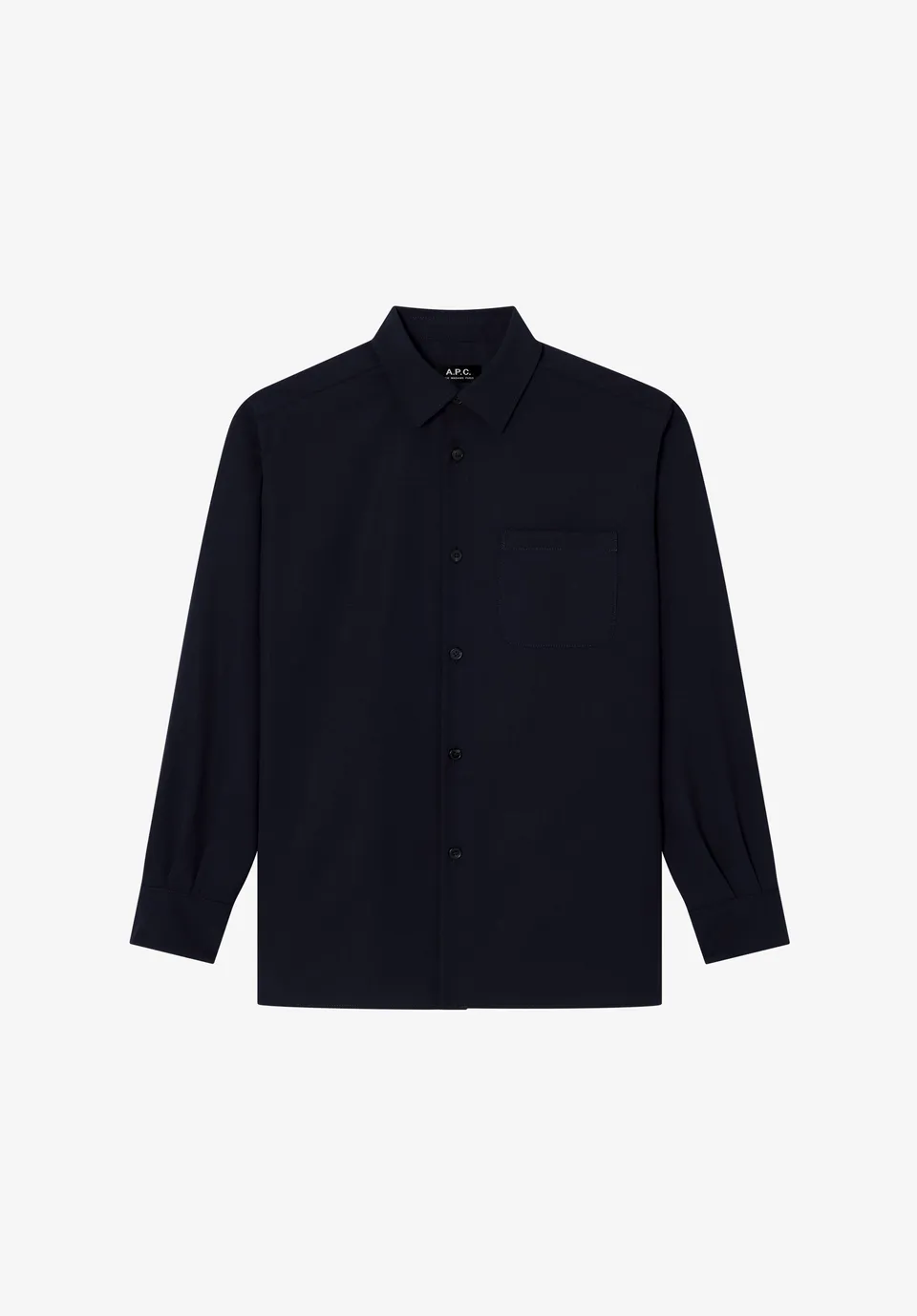A.P.C. Overshirt marineblau recycelt Gr. 38
