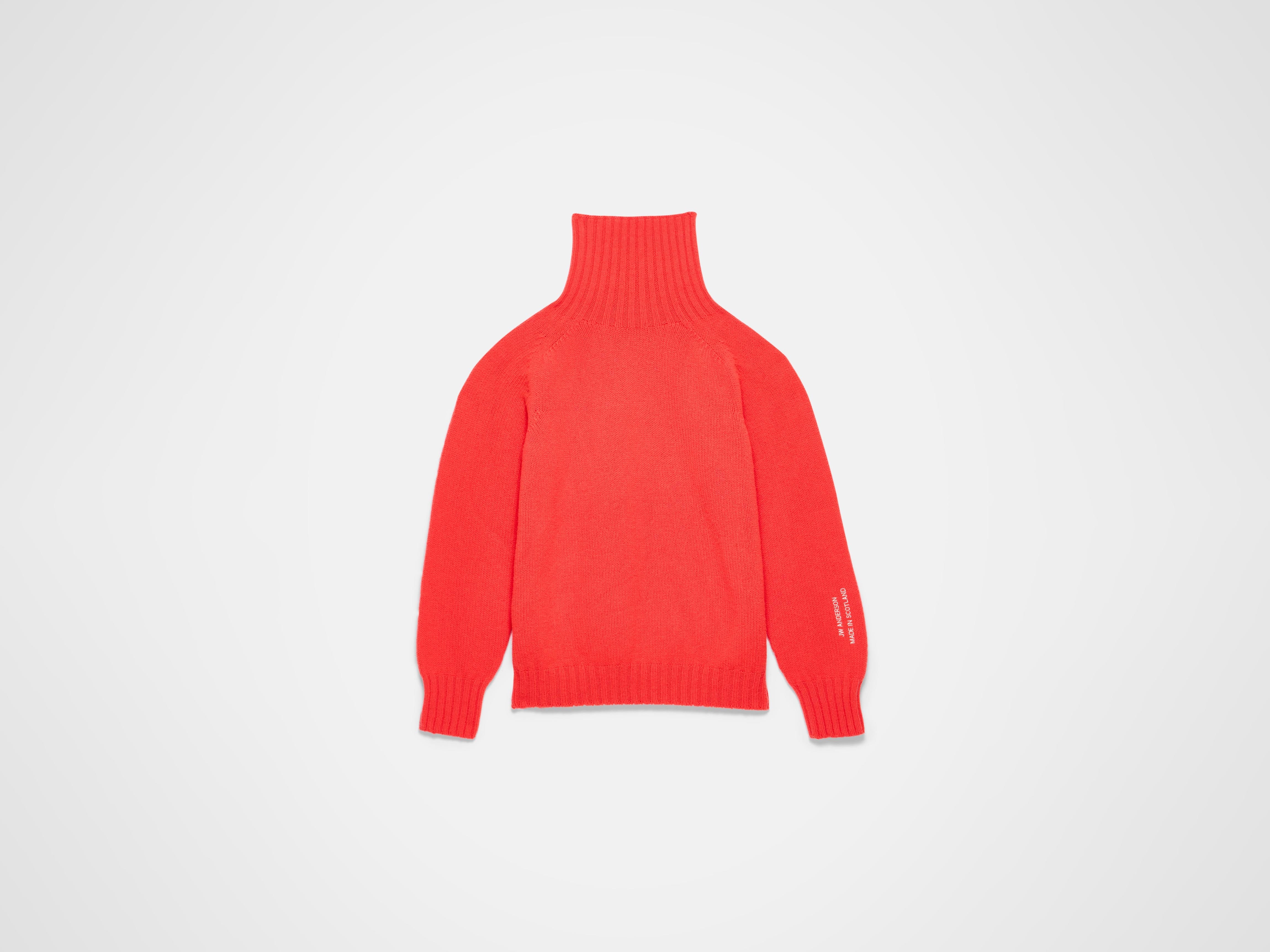 J.W.Anderson Turtleneck Jumper Strickpullover Neon Orange