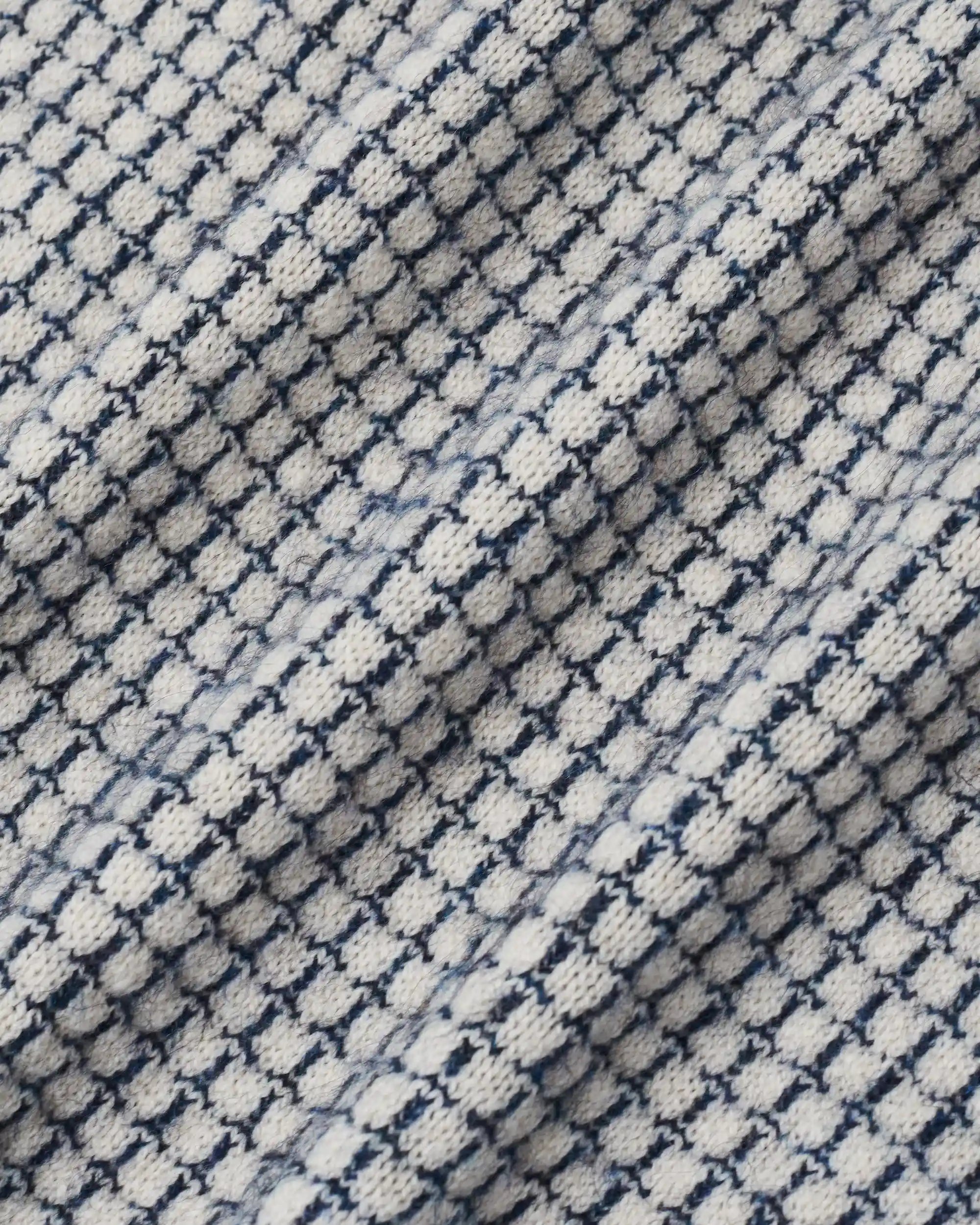 Drôle De Monsieur Waffle Cardigan Strickjacke Wolle Navy M