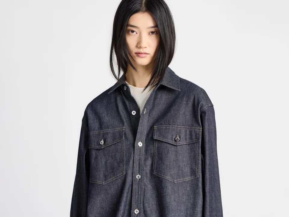 J.W.Anderson Denim Overshirt Jeanshemd Indigo Raw Denim