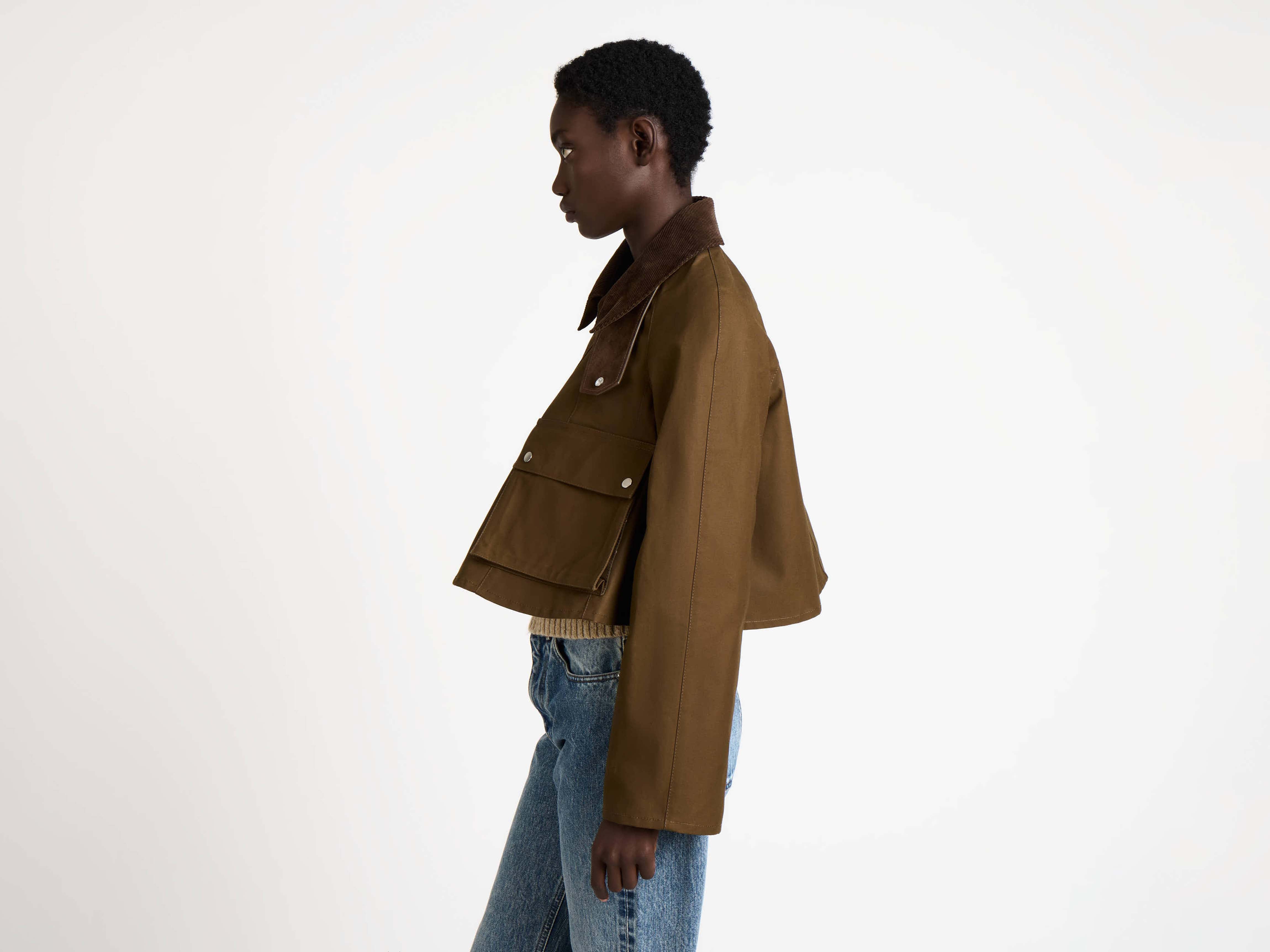 J.W.Anderson Coats Barn Jacket Damen Dunkeloliv Waxed