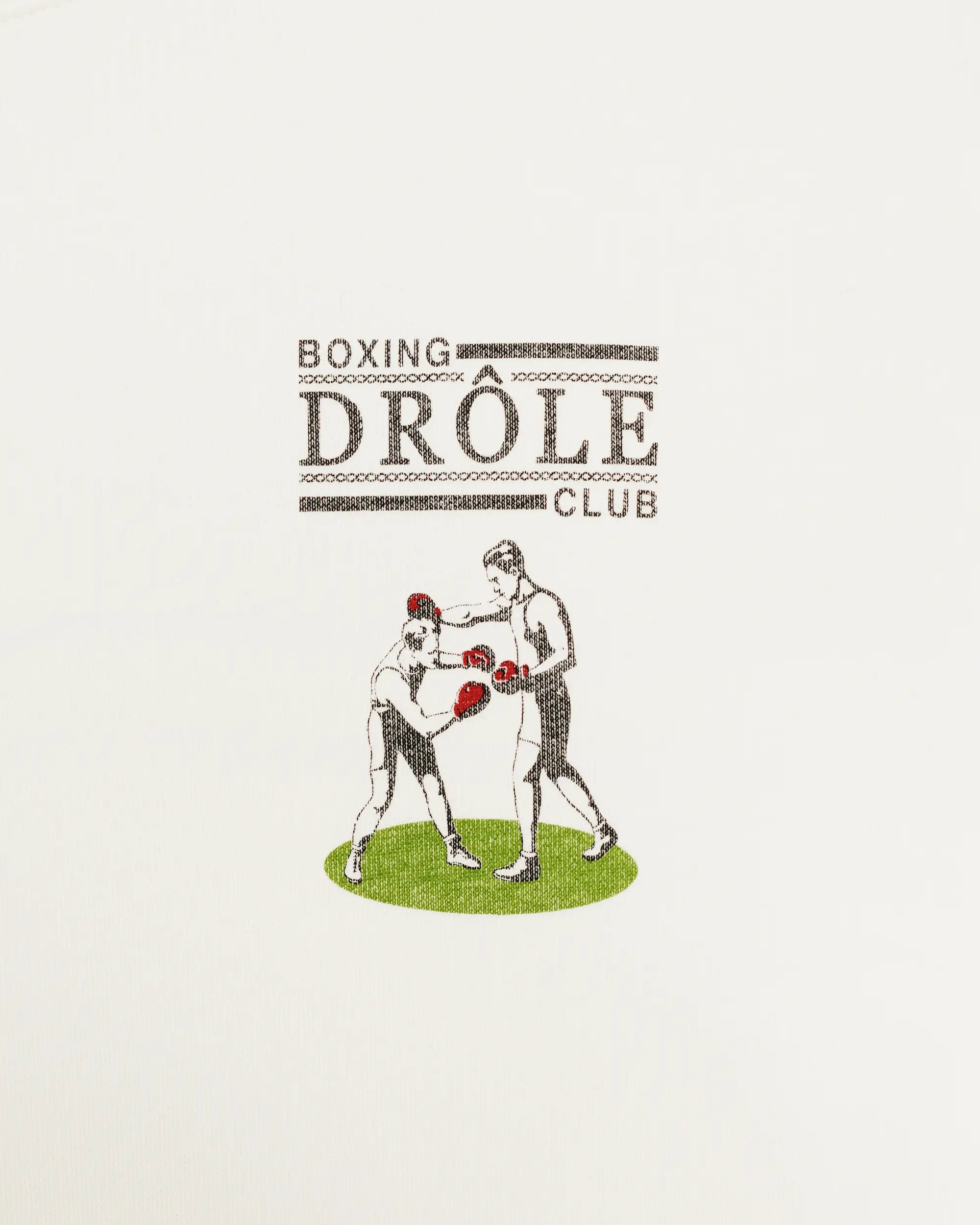 Drôle De Monsieur Boxers Sweatshirt Off White Baumwolle