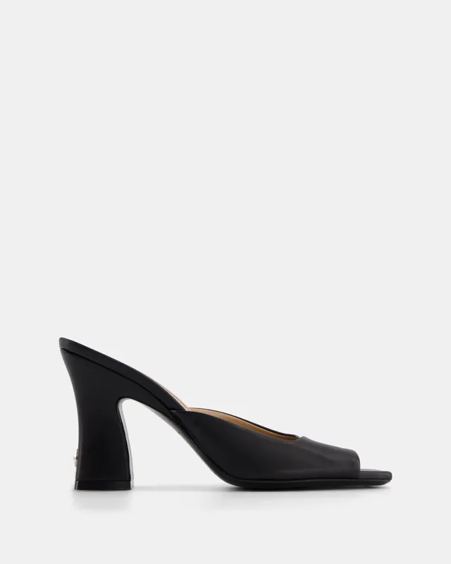 Nodaleto Nodstalgia Brooke Mules Black Nappa 9cm