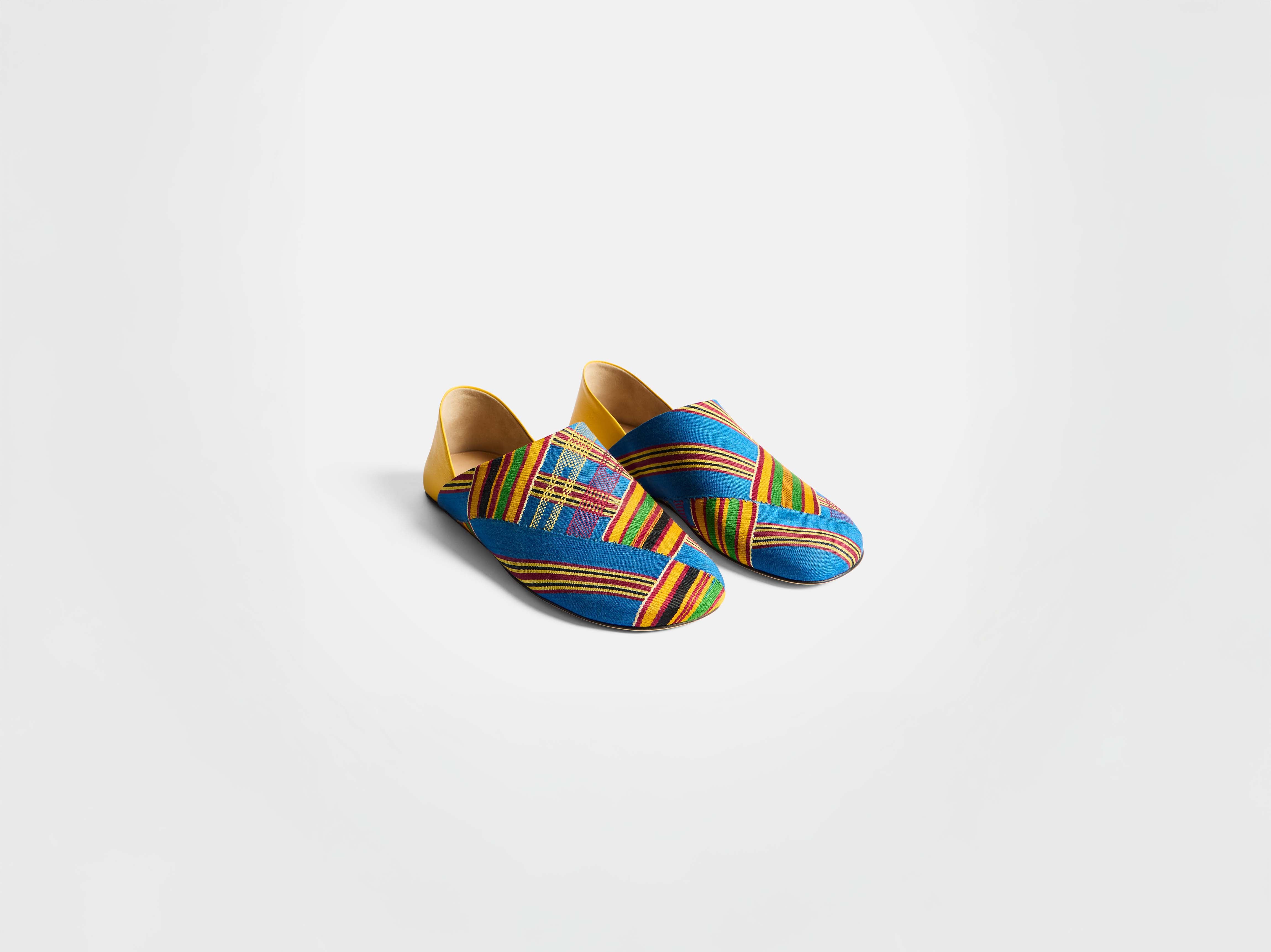 J.W.Anderson Slipper Mules Herren Gelb Multi Jacquard