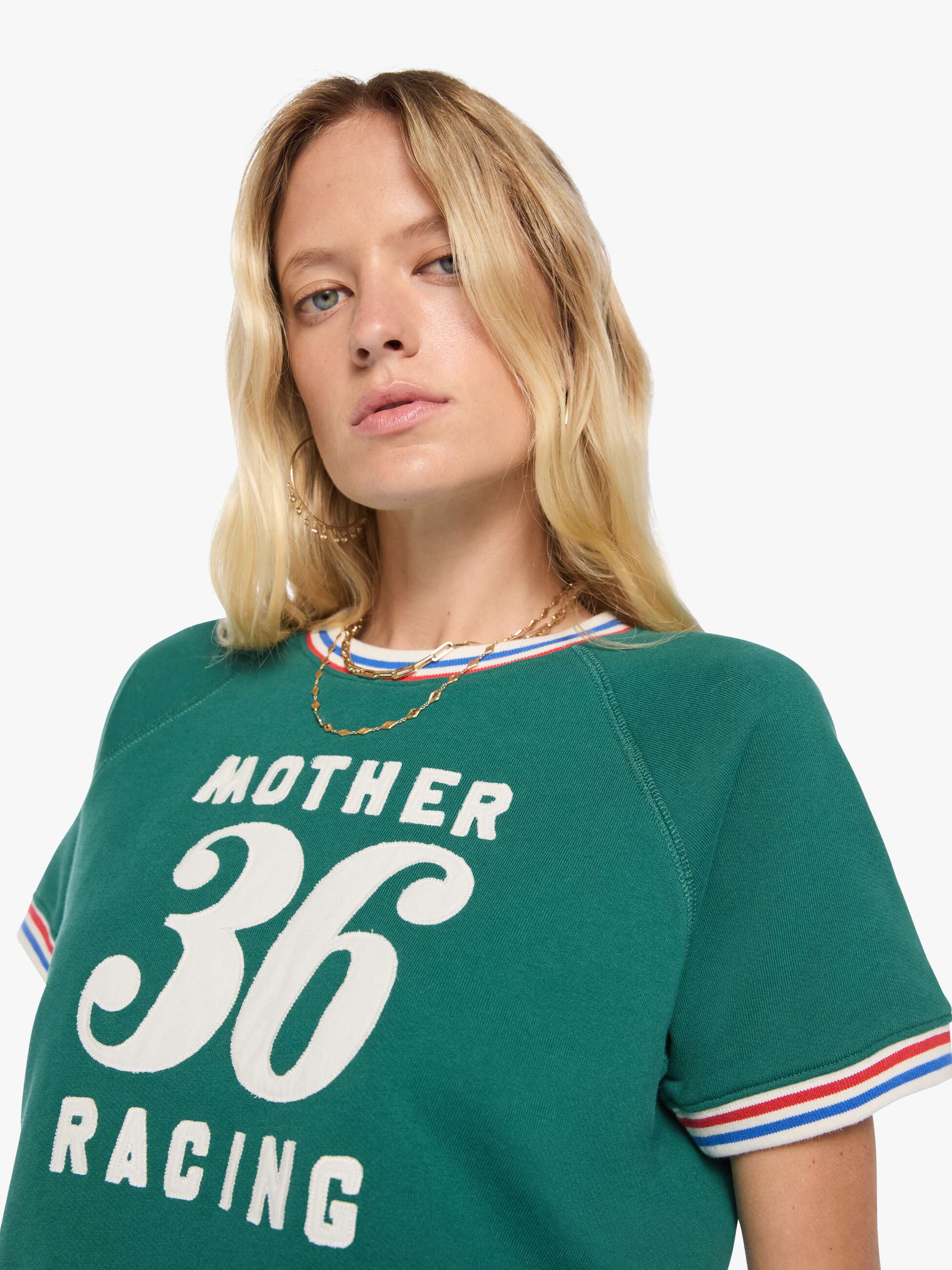 Mother Sport Concert Sweatshirt Grün Baumwolle