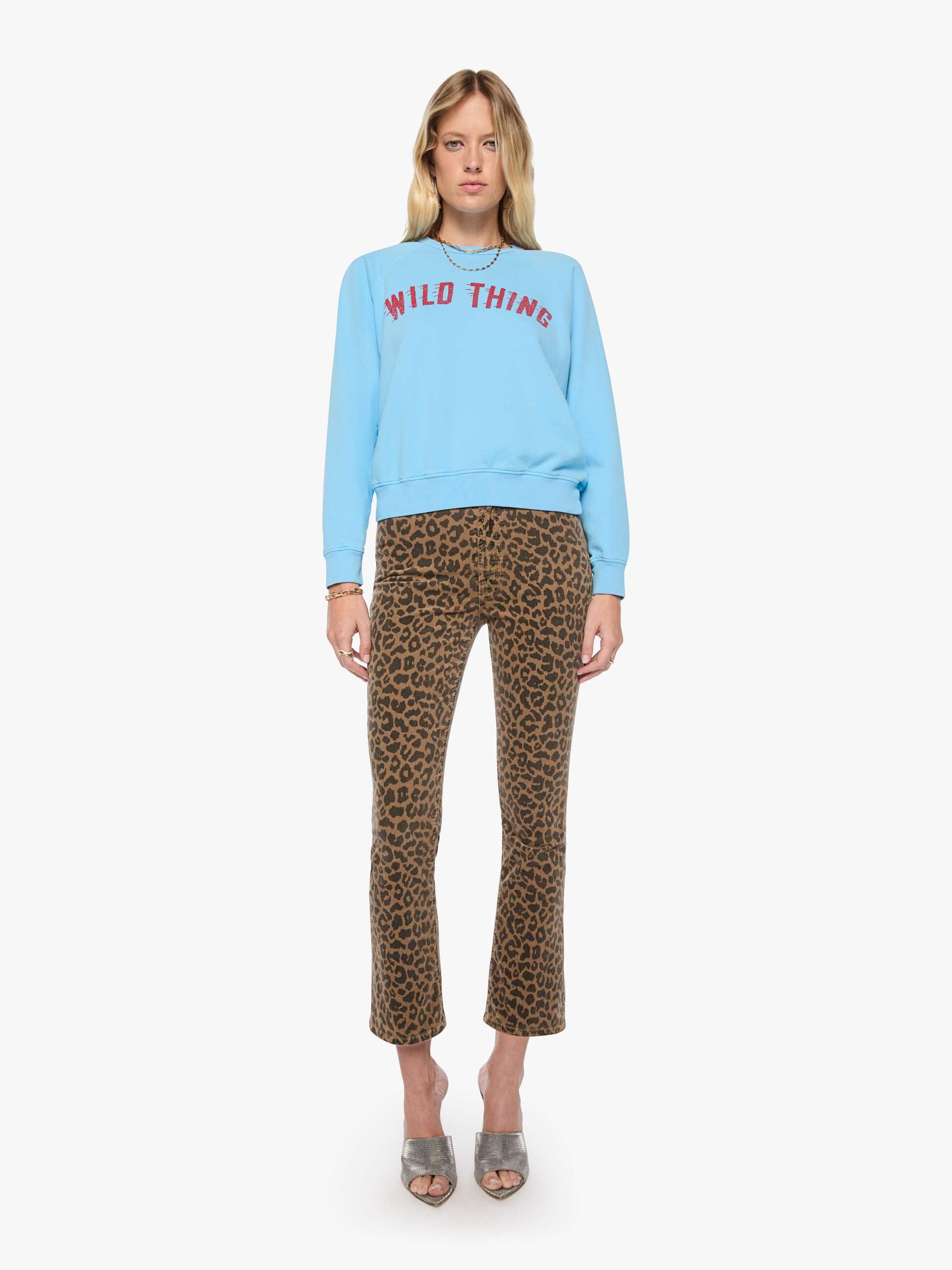 Mother The Concert Sweatshirt Wild Thing Hellblau