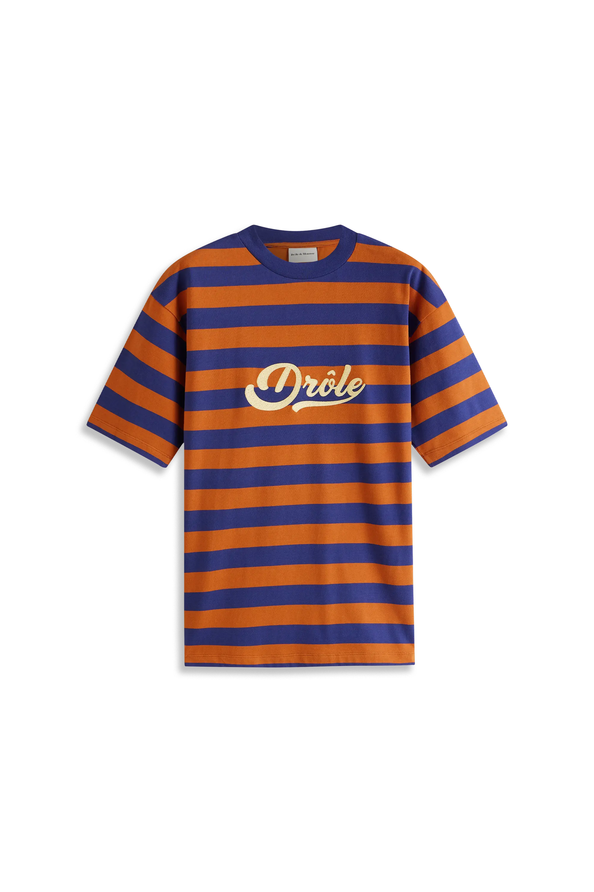 Drôle De Monsieur Rayures T-Shirt Gestreift Baumwolle