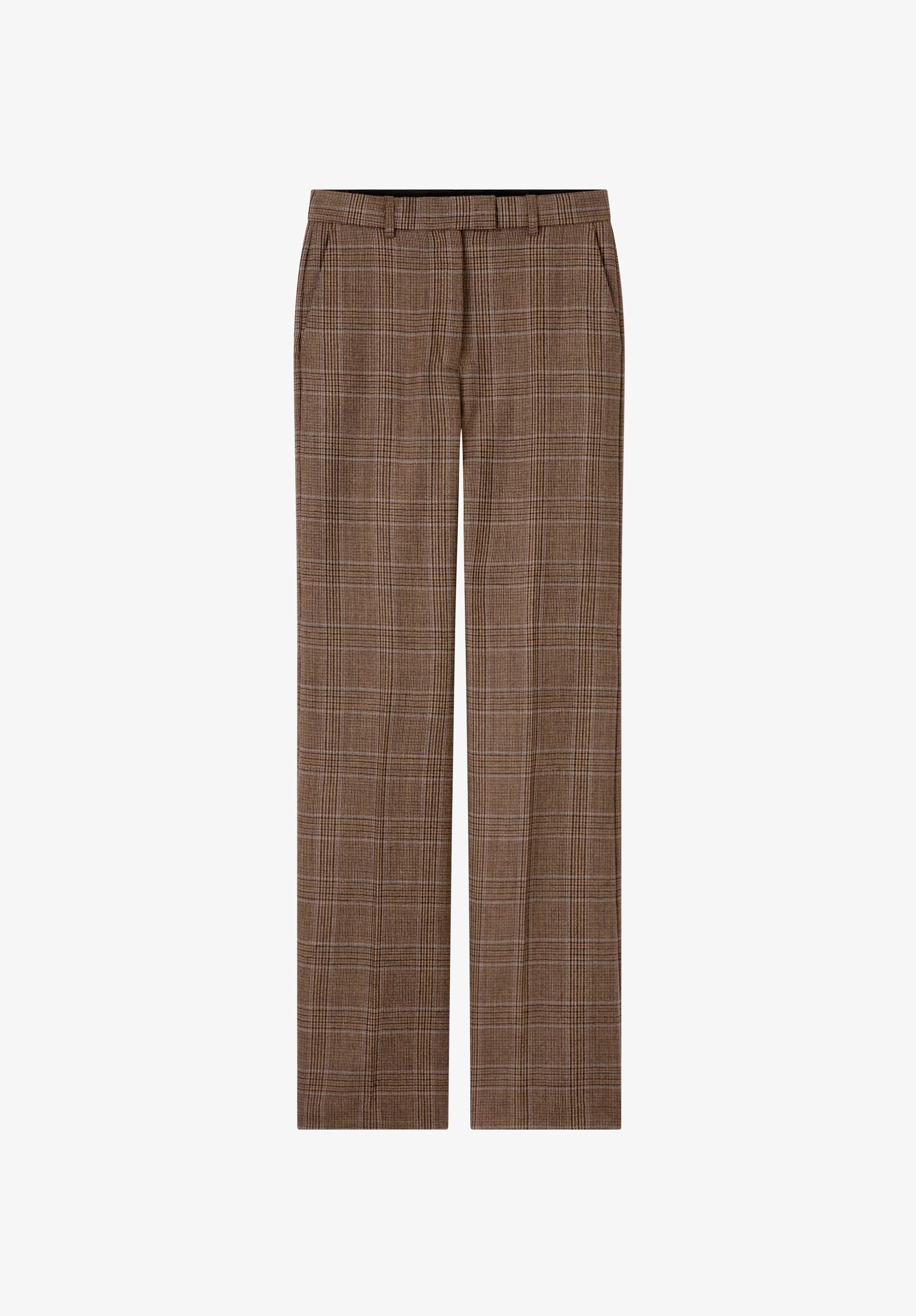 A.P.C. Karierte Hose ausgestellt mittelhoch Damen