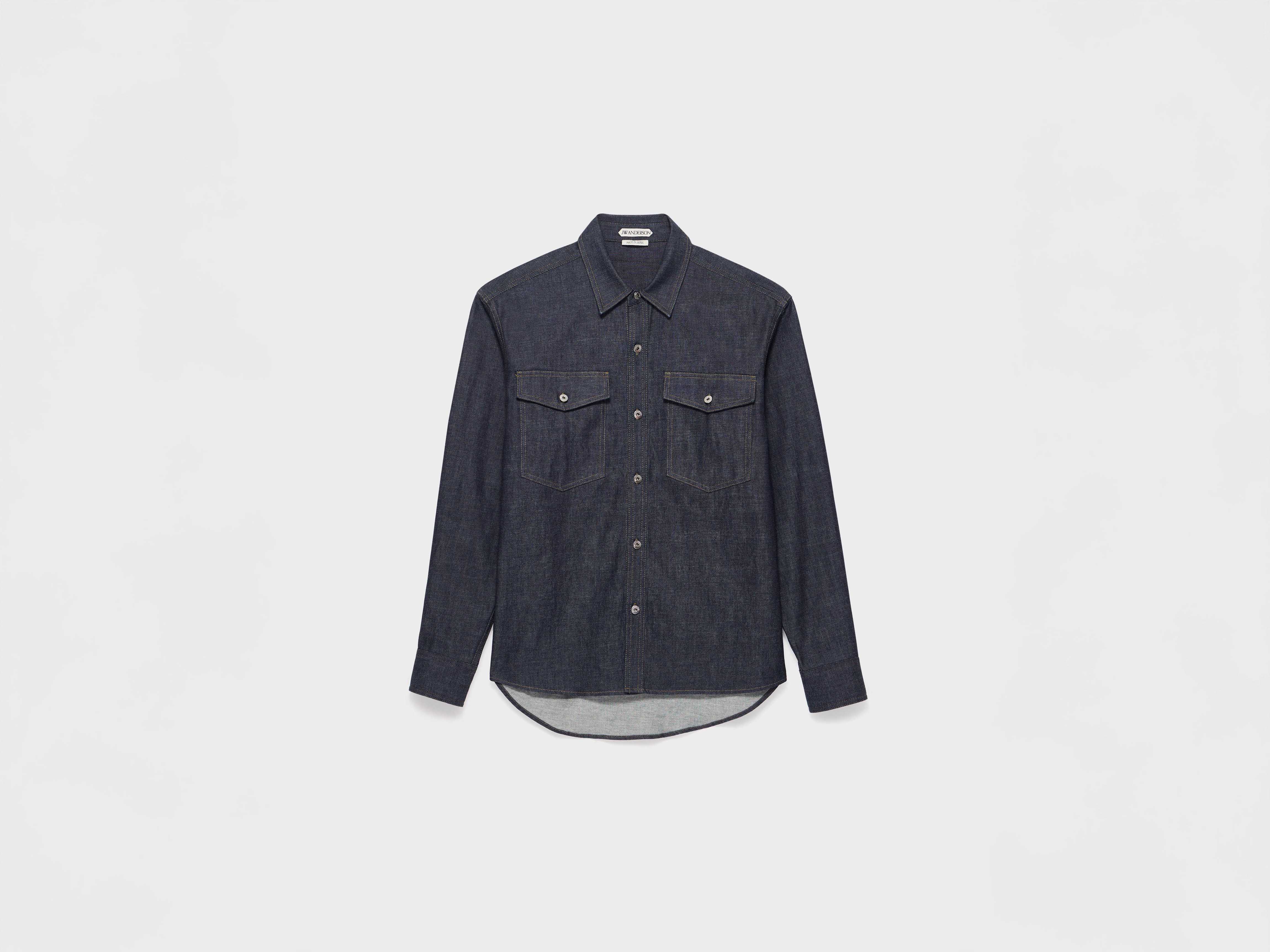 J.W.Anderson Denim Overshirt Herren indigo Japan-Denim