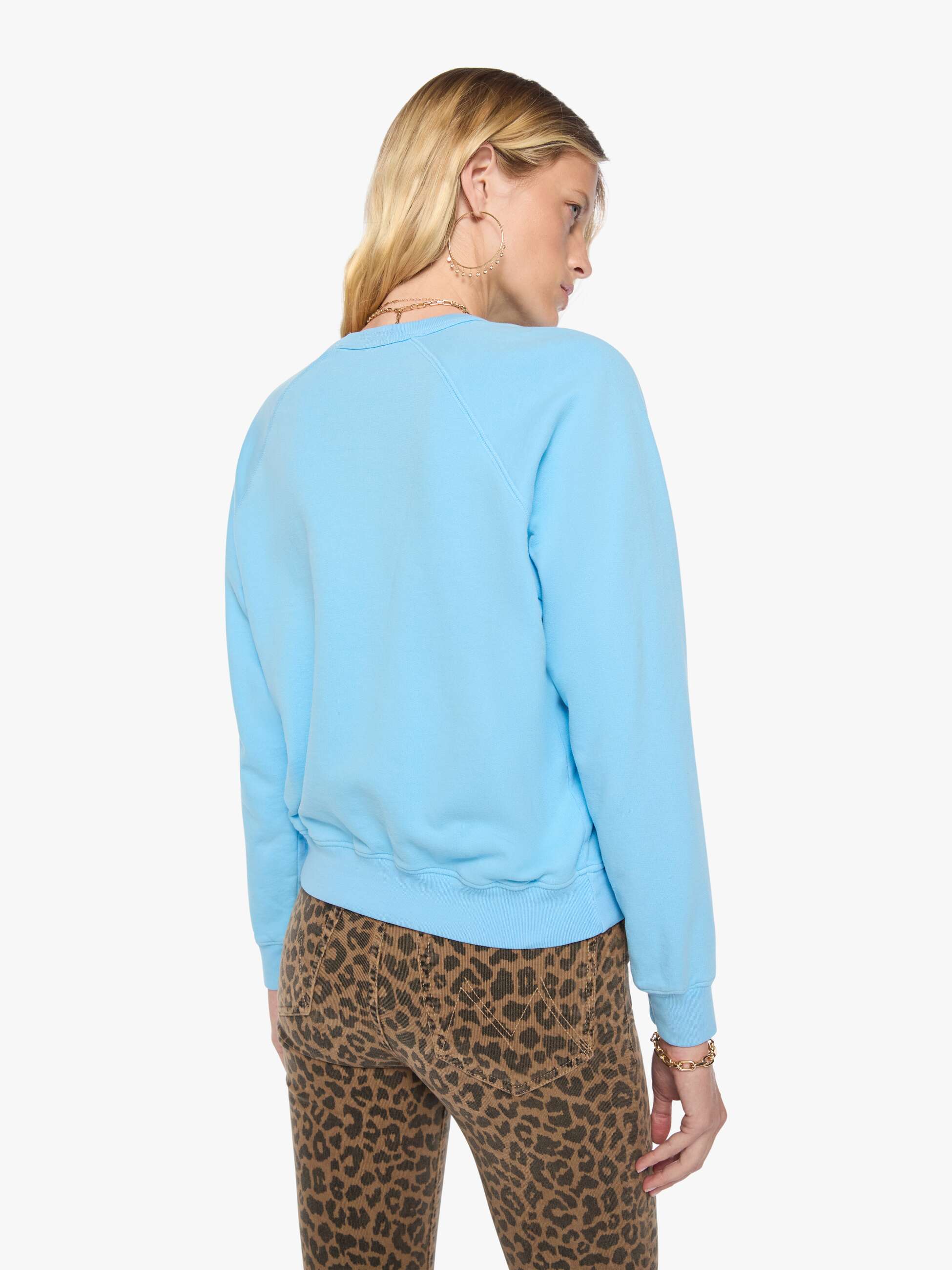 Mother The Concert Sweatshirt Wild Thing Hellblau