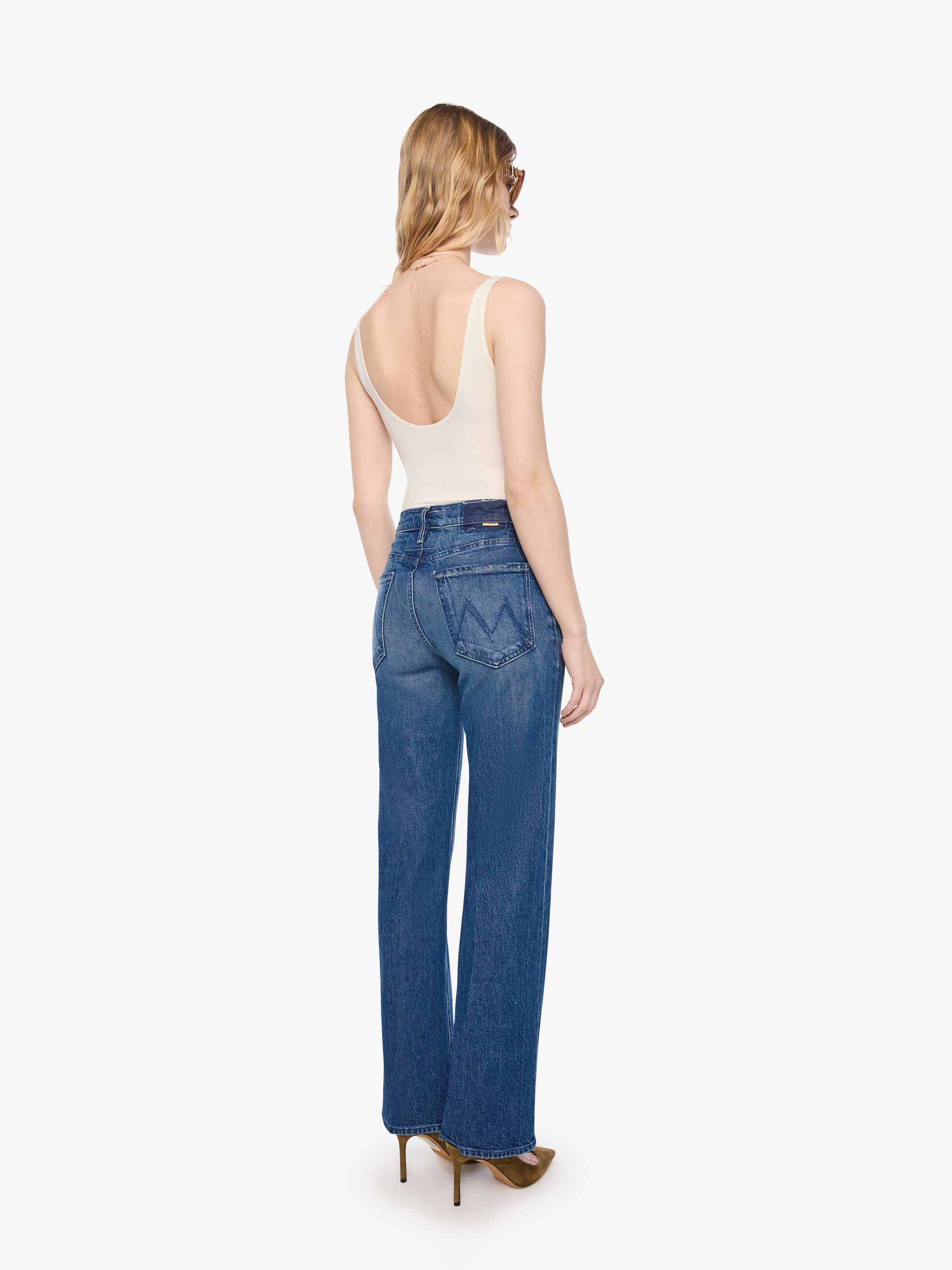 Mother Petites The Lil Kick It Jeans Which Is Witch Blau