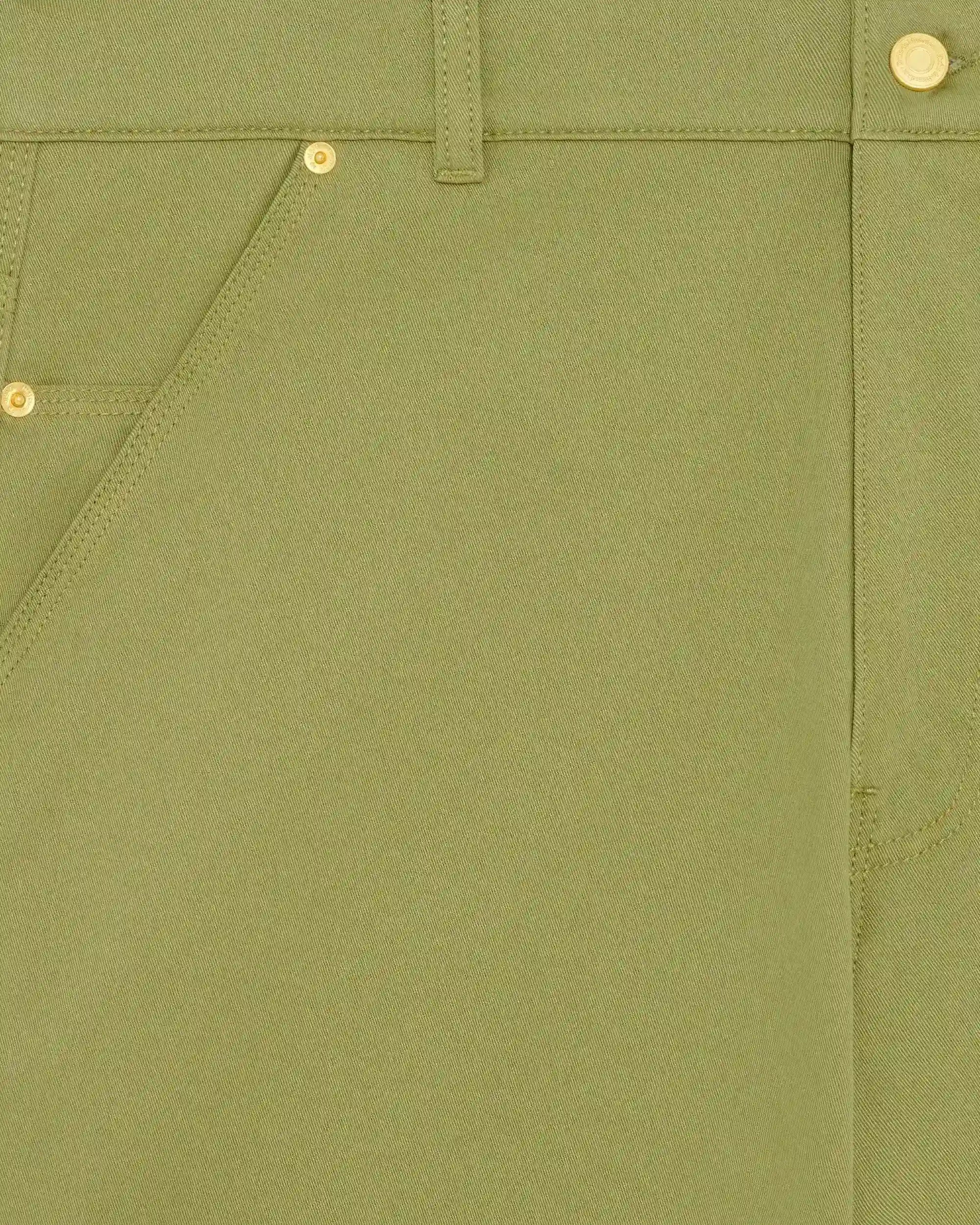 Drôle de Monsieur Short Baggy Coton Shorts Baumwolle Grün