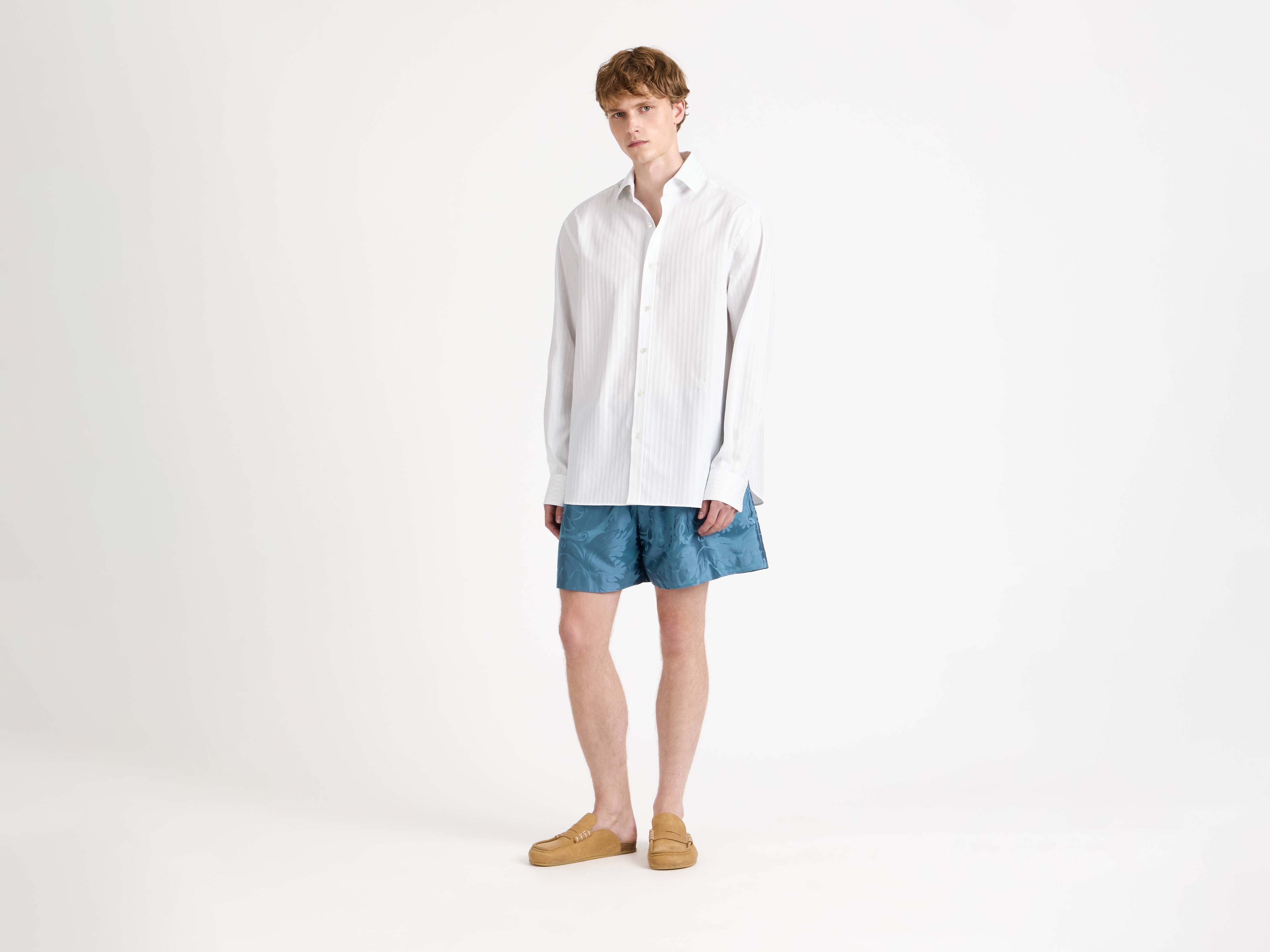 J.W.Anderson Classic Hemd Herren white blue Popeline