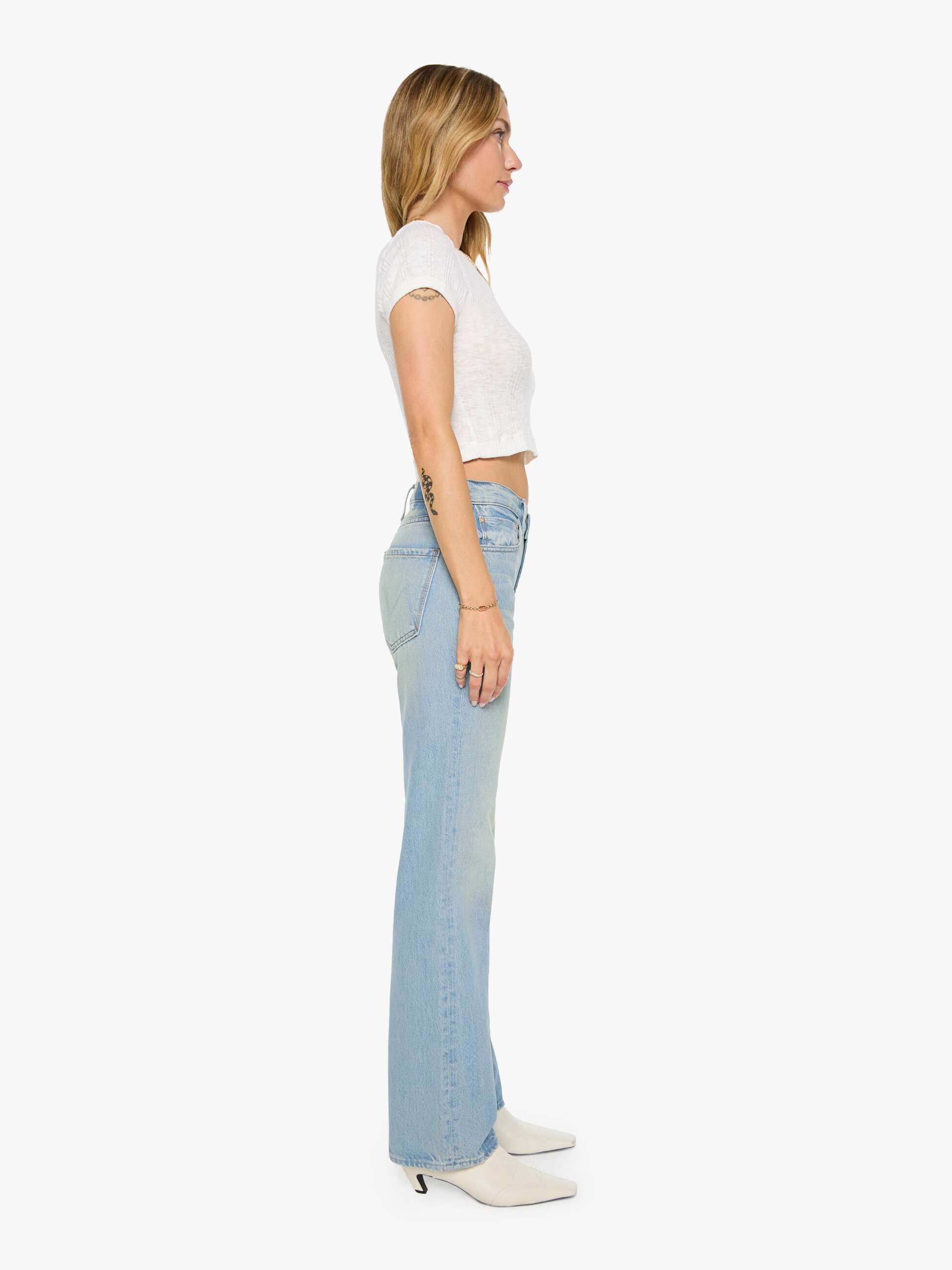 Mother The Reifler Jeans Daydreamer Hellblau Straight