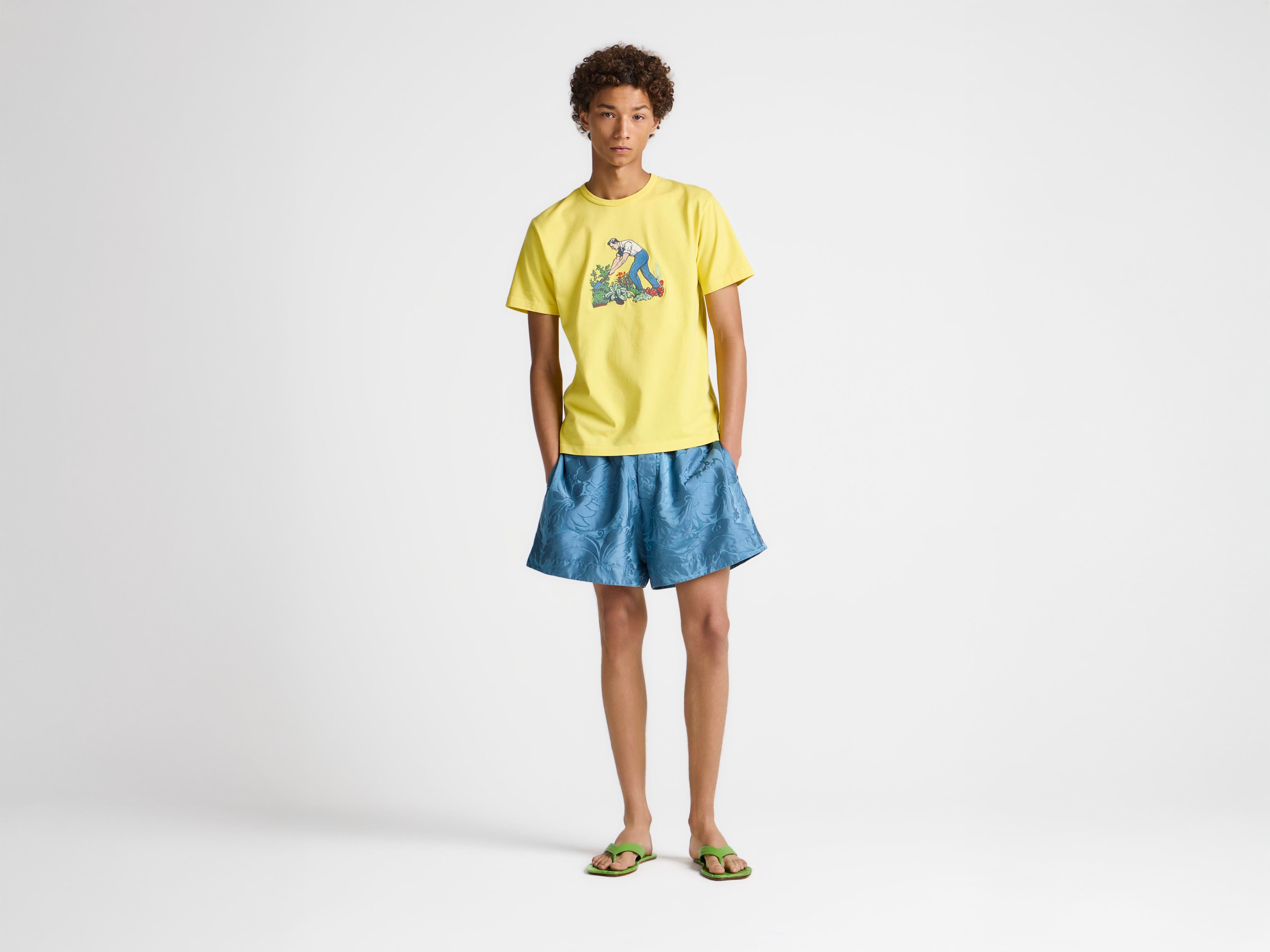 J.W. Anderson Gardener T-Shirt Lemon Gelb Baumwolle