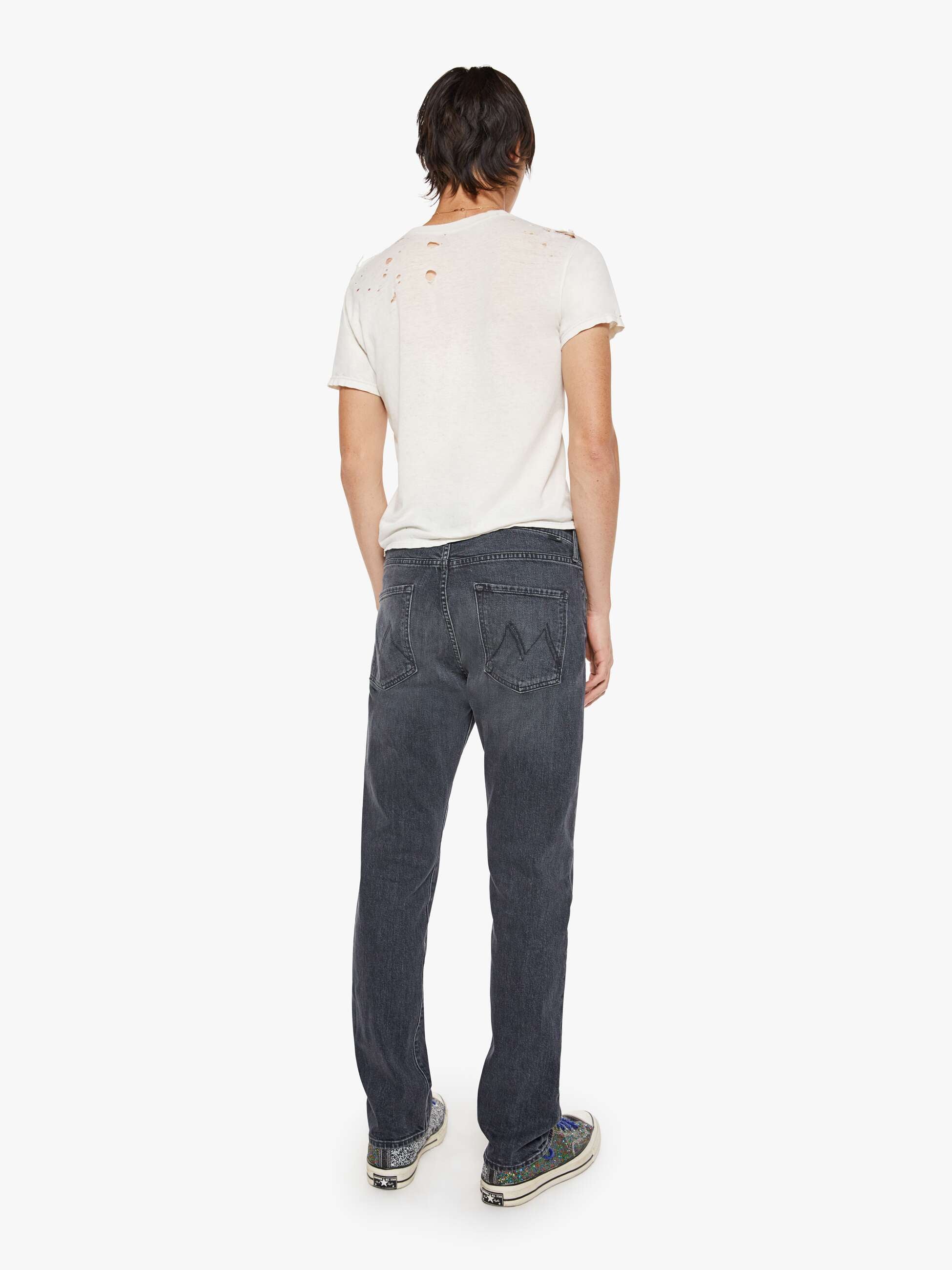 Mother The Ace Jeans Questionable Decisions Schwarz