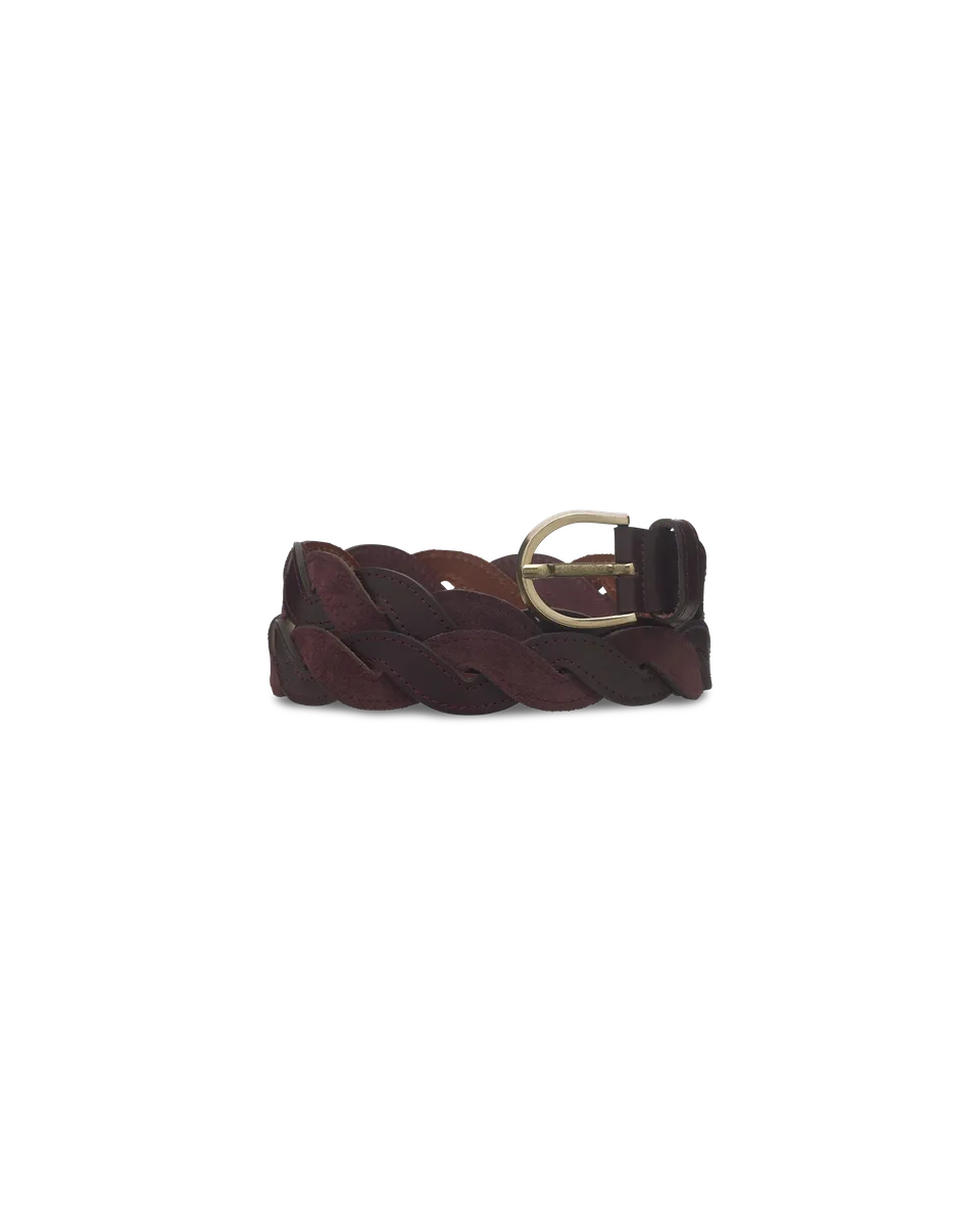 Drôle De Monsieur La Ceinture Tresse Gürtel bordeaux