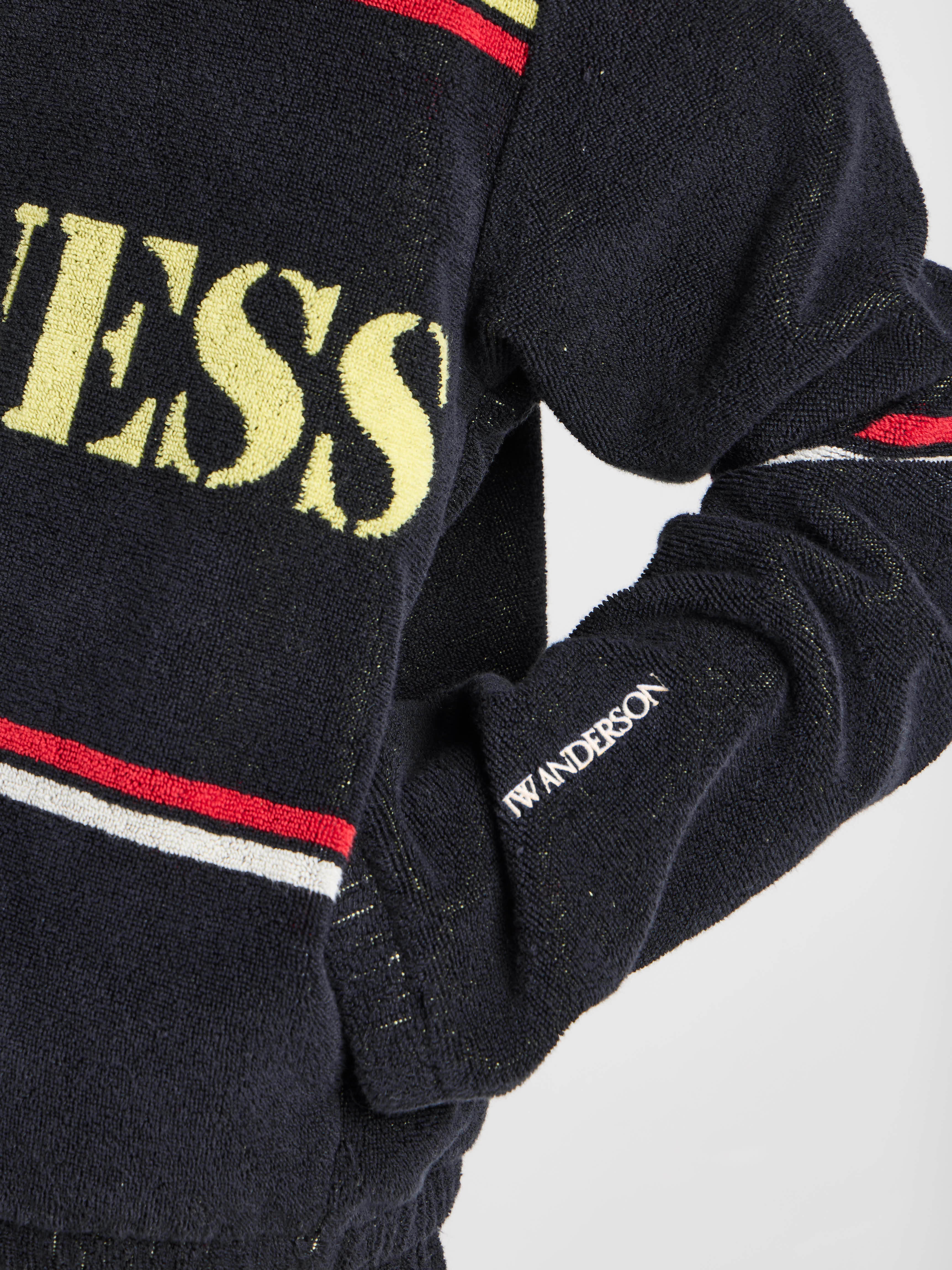 J.W.Anderson x Guinness Towelling Jacket Schwarz Unisex