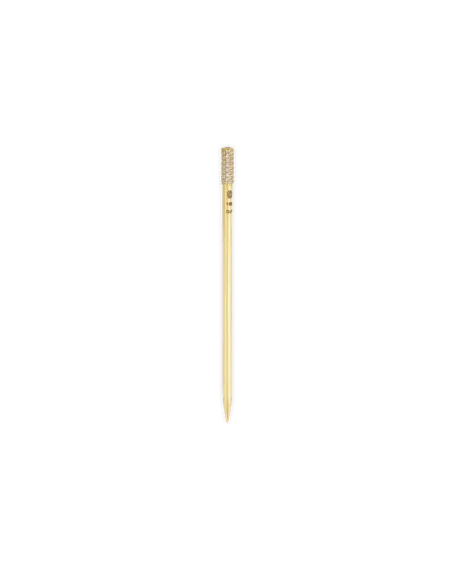 Drôle De Monsieur Le Cure-Dent Anhänger Gold Diamant Smaragd