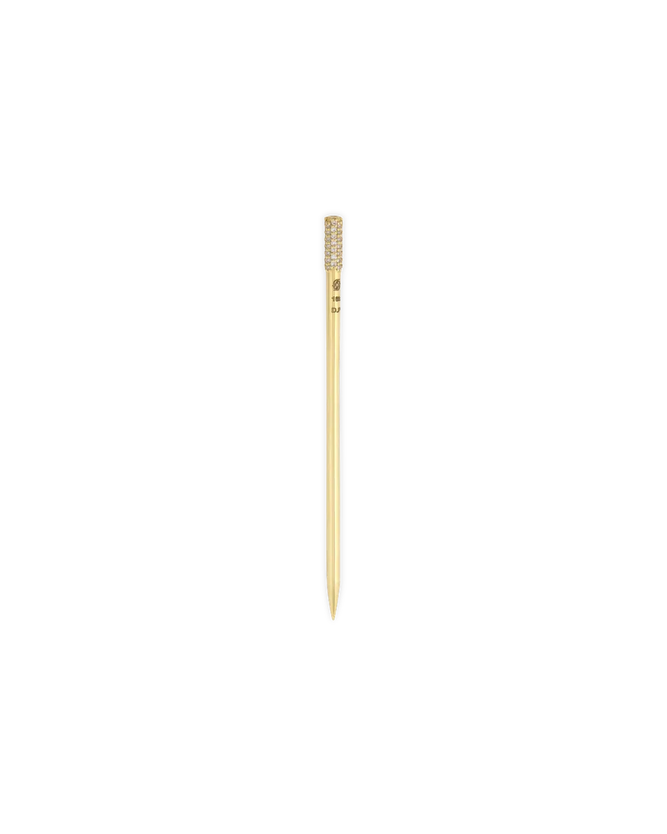 Drôle De Monsieur Le Cure-Dent Anhänger Gold Diamant Smaragd