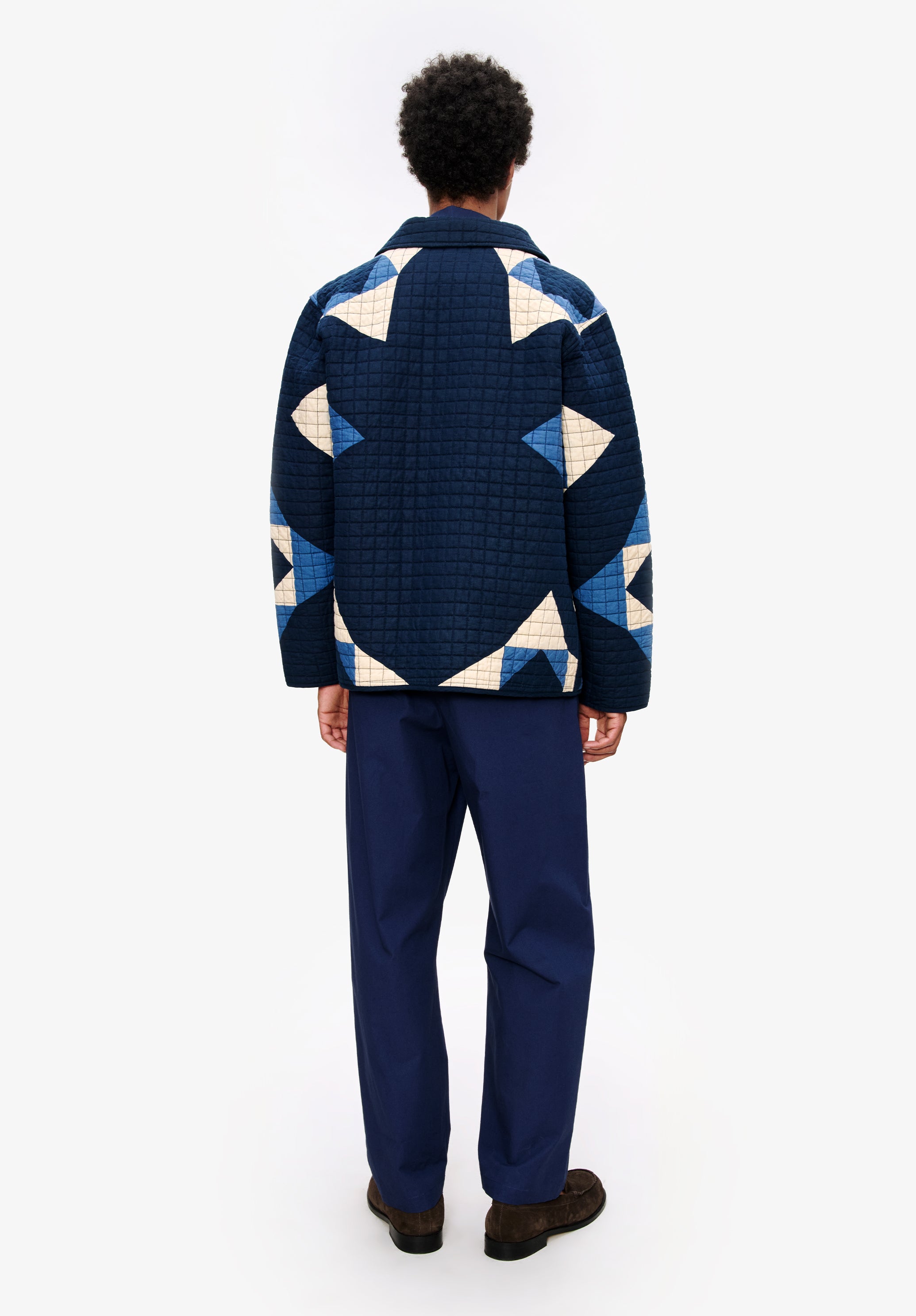A.P.C. Jacke Quiltée Steppjacke Blau T2 weit