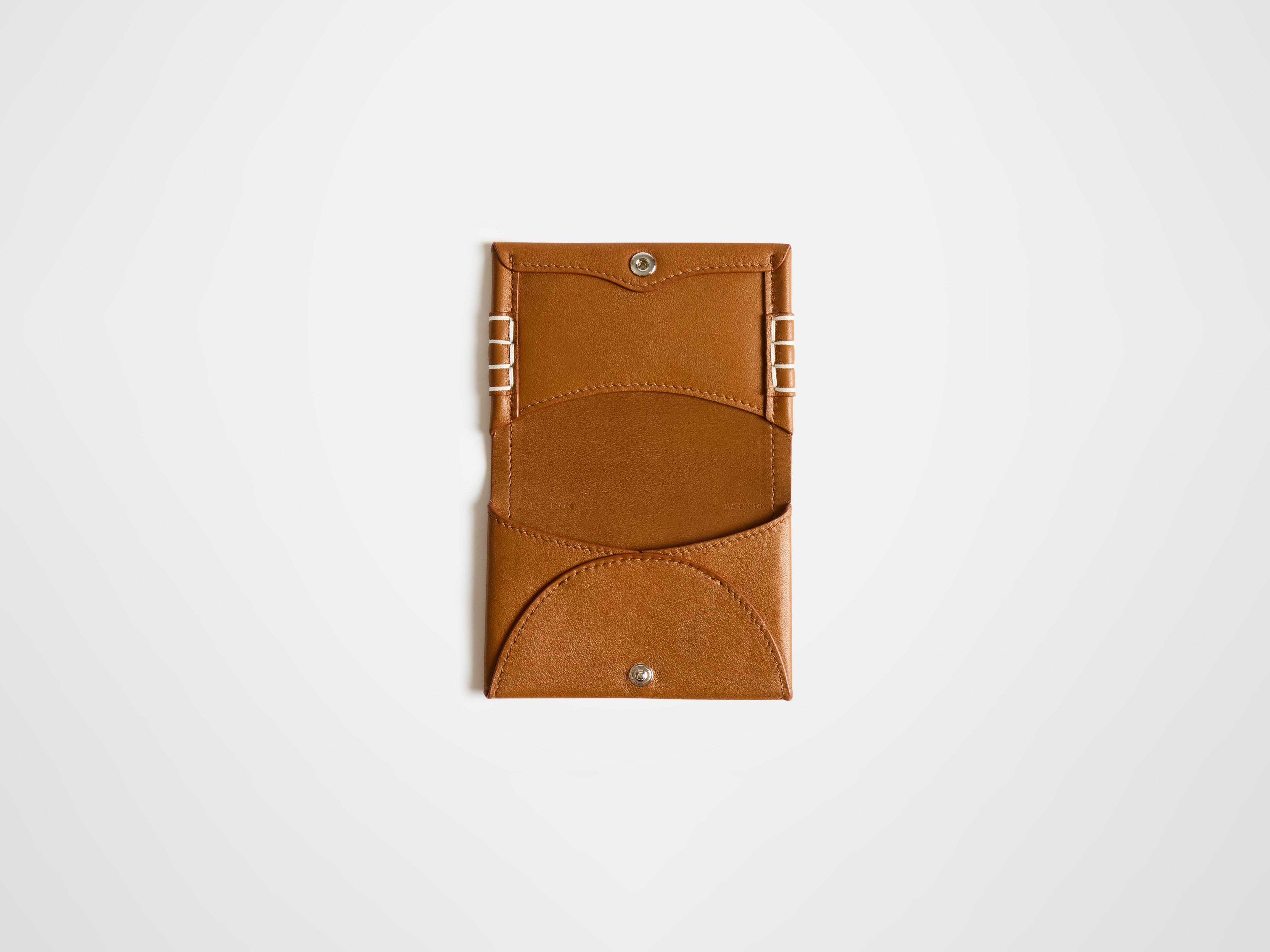 J.W.Anderson Penny Loafer Kartenhalter Tan Leder