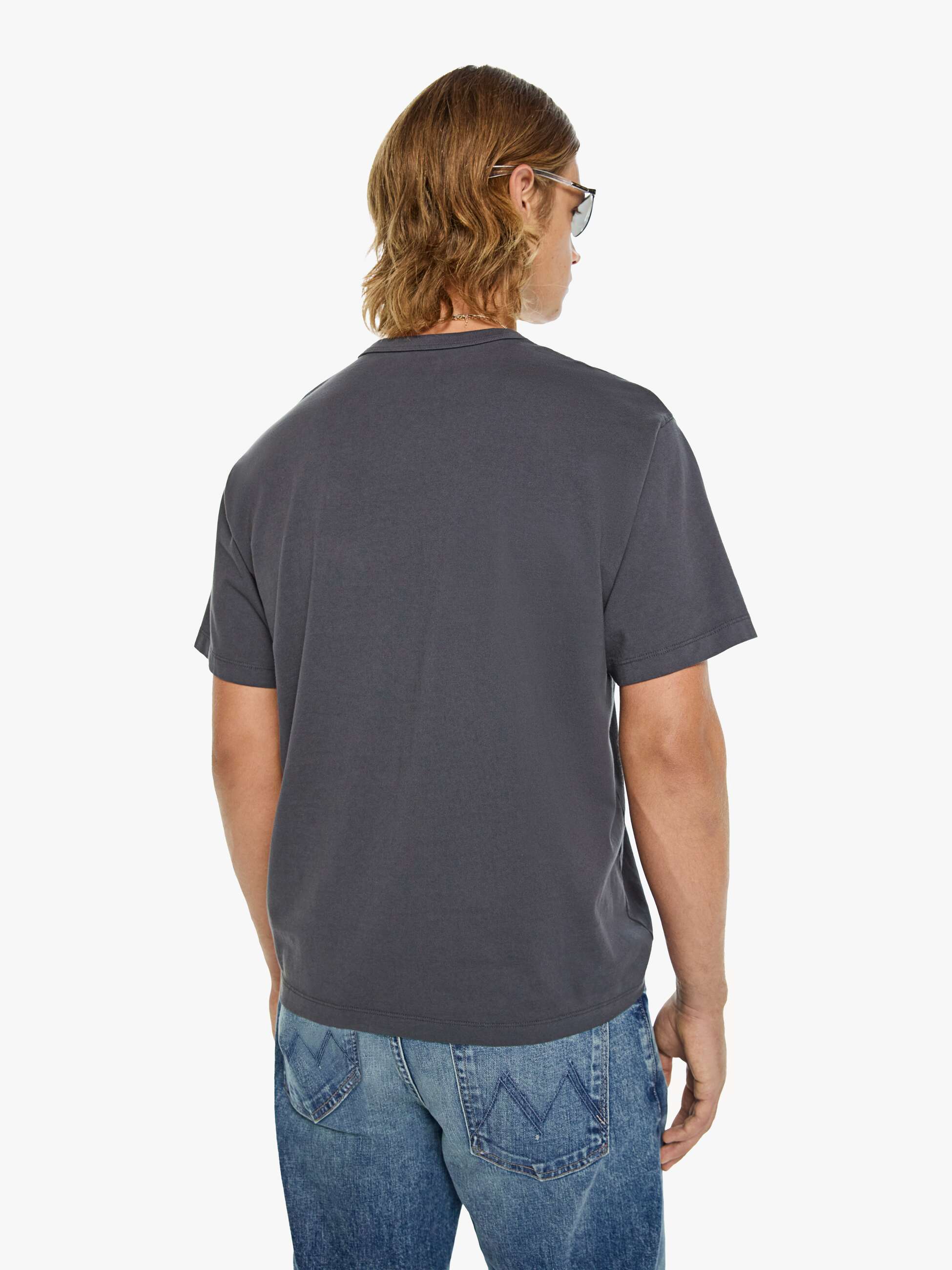 Mother The Big Boy T-Shirt Slowpoke Dunkelgrau Print