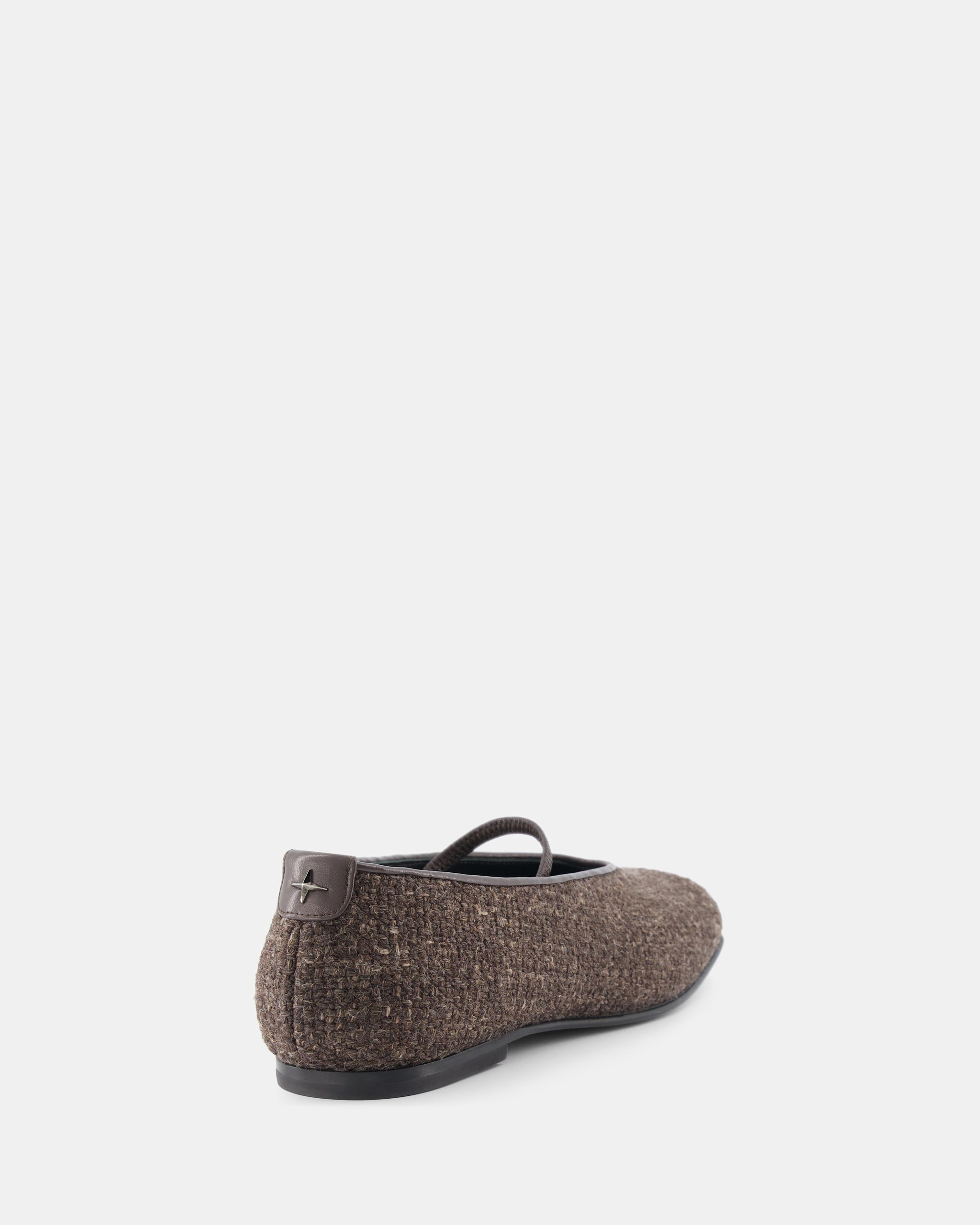 Nodaleto Nodstalgia Cindy 5 Ballerina Braun Tweed 5mm