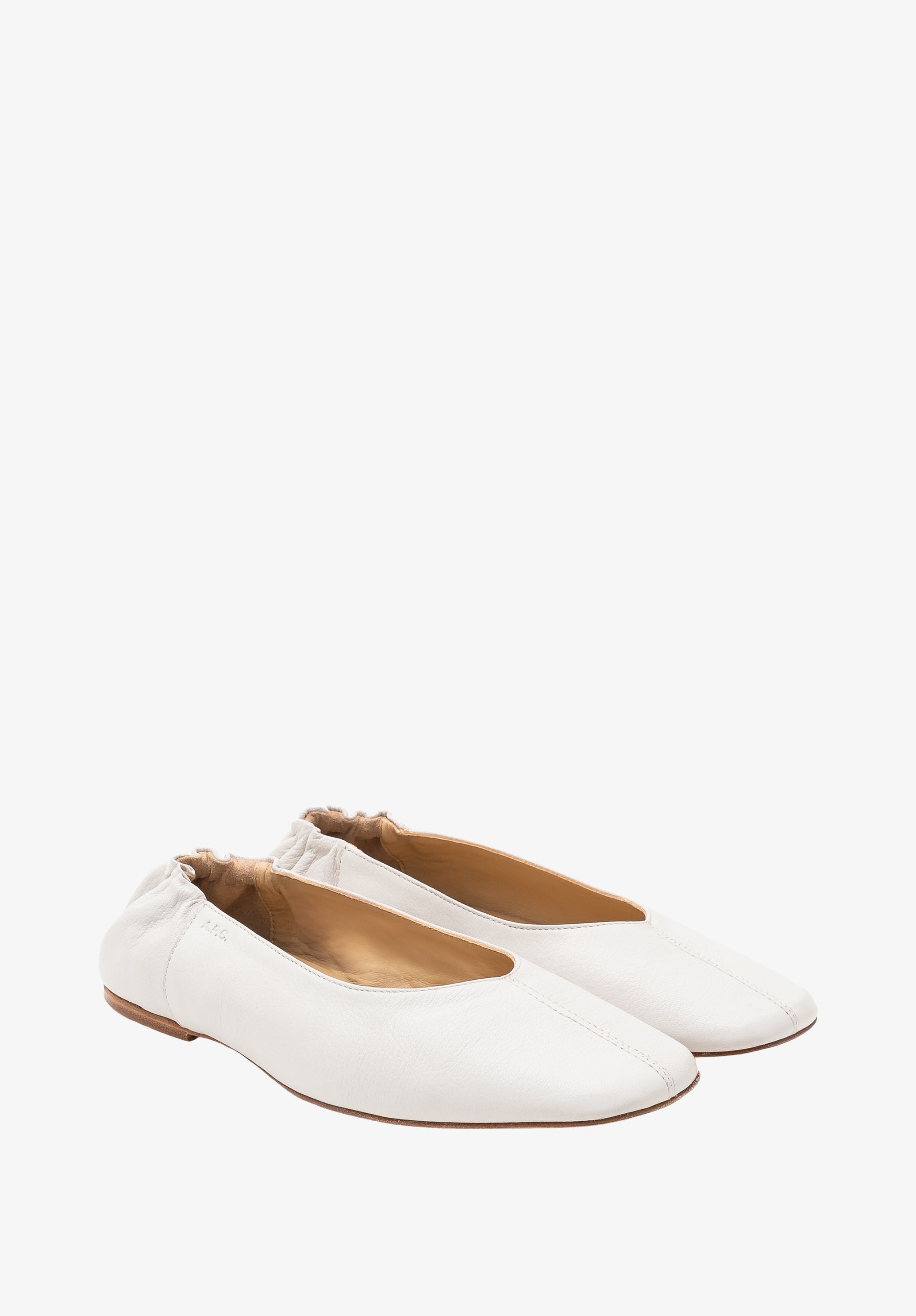 A.P.C. Ballerinas Glattleder Ballerinas eckige Spitze
