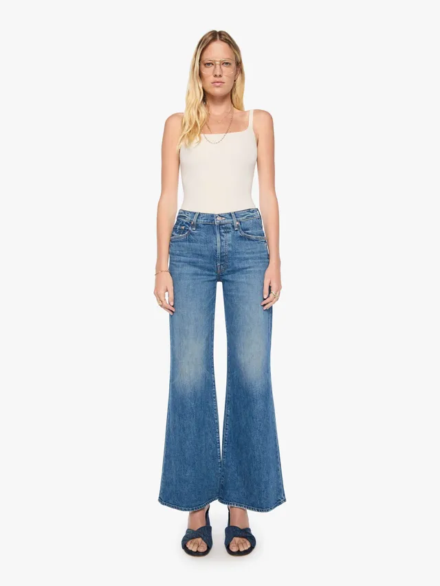 Mother The Tomcat Roller Sneak Jeans On A Roll Wide Leg