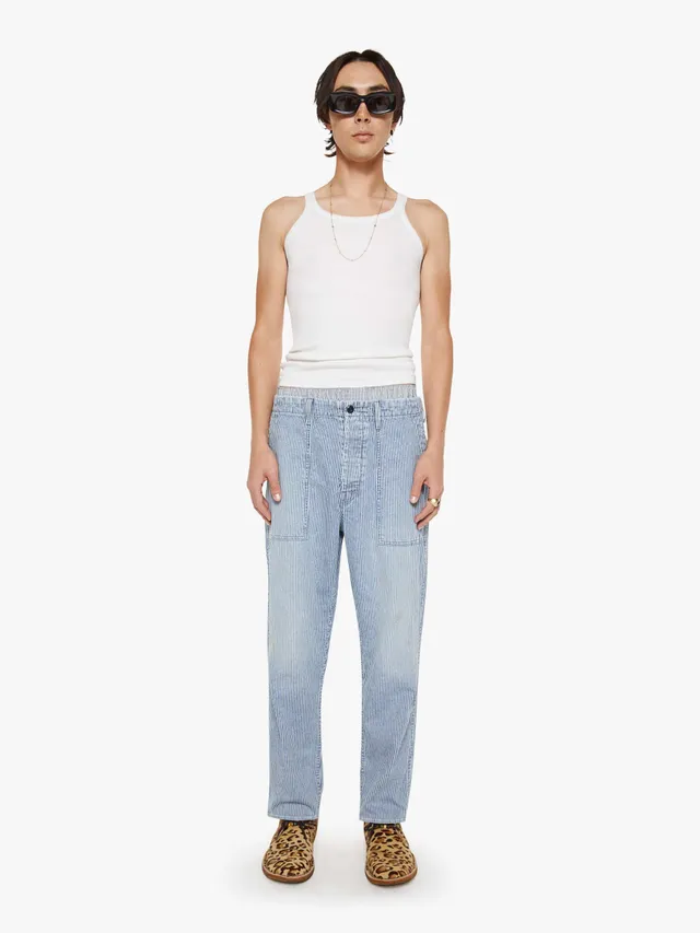 Mother Commando Cross The Line Jeans Hellblau Herren