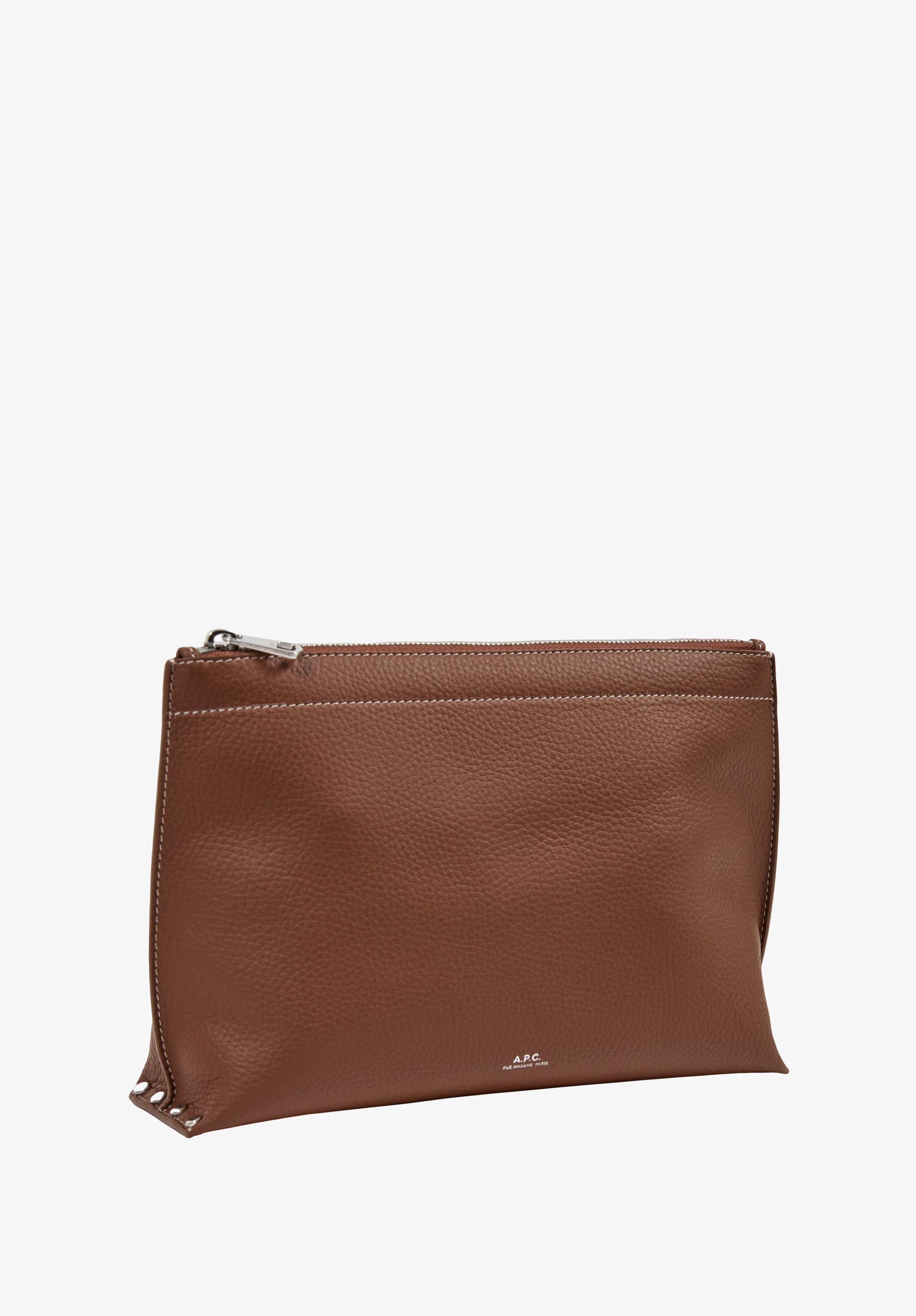 A.P.C. Neige Clou Clutch Leder genarbt TU