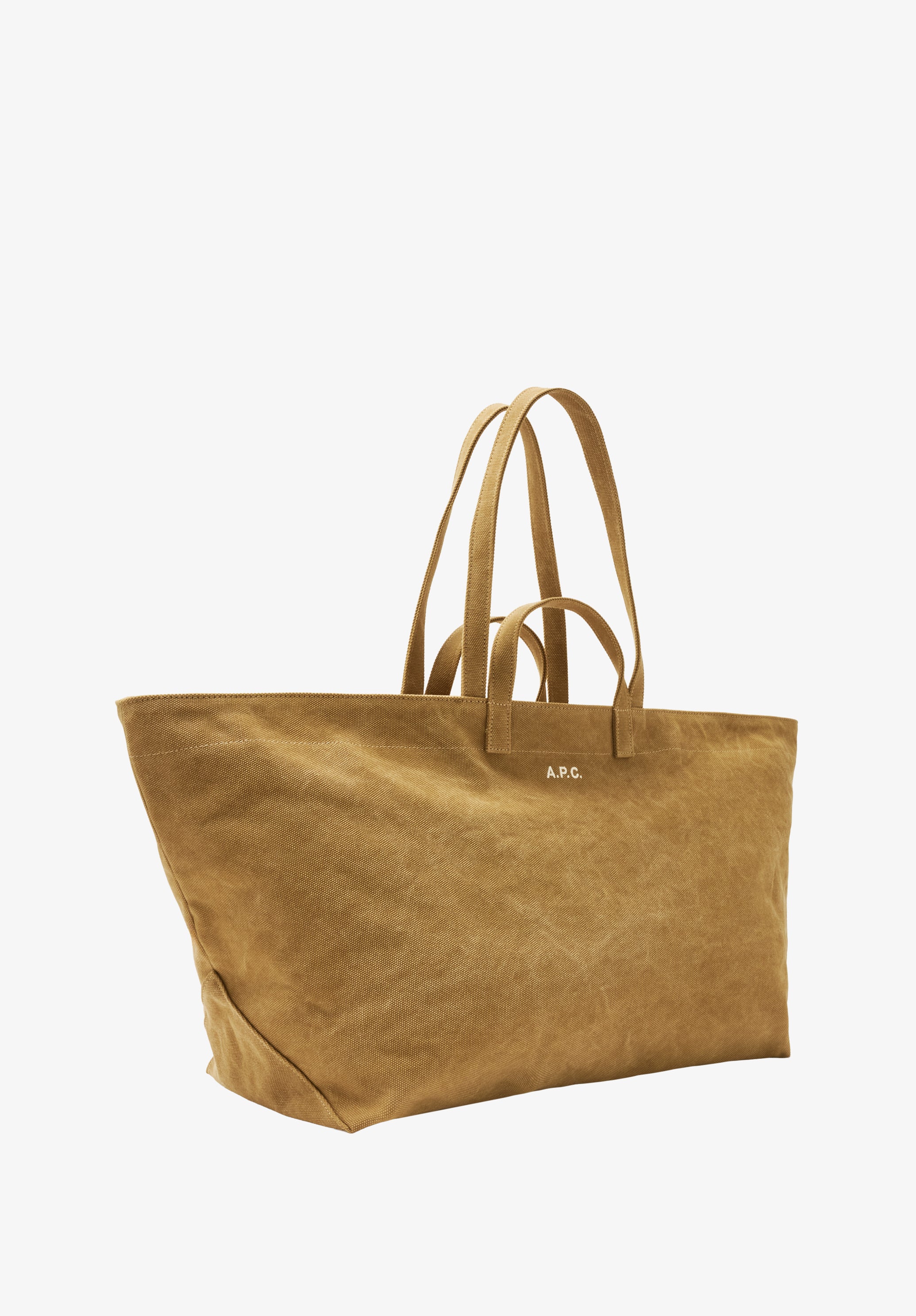 A.P.C. Drummer Toile Tasche beige Canvas 78x35cm