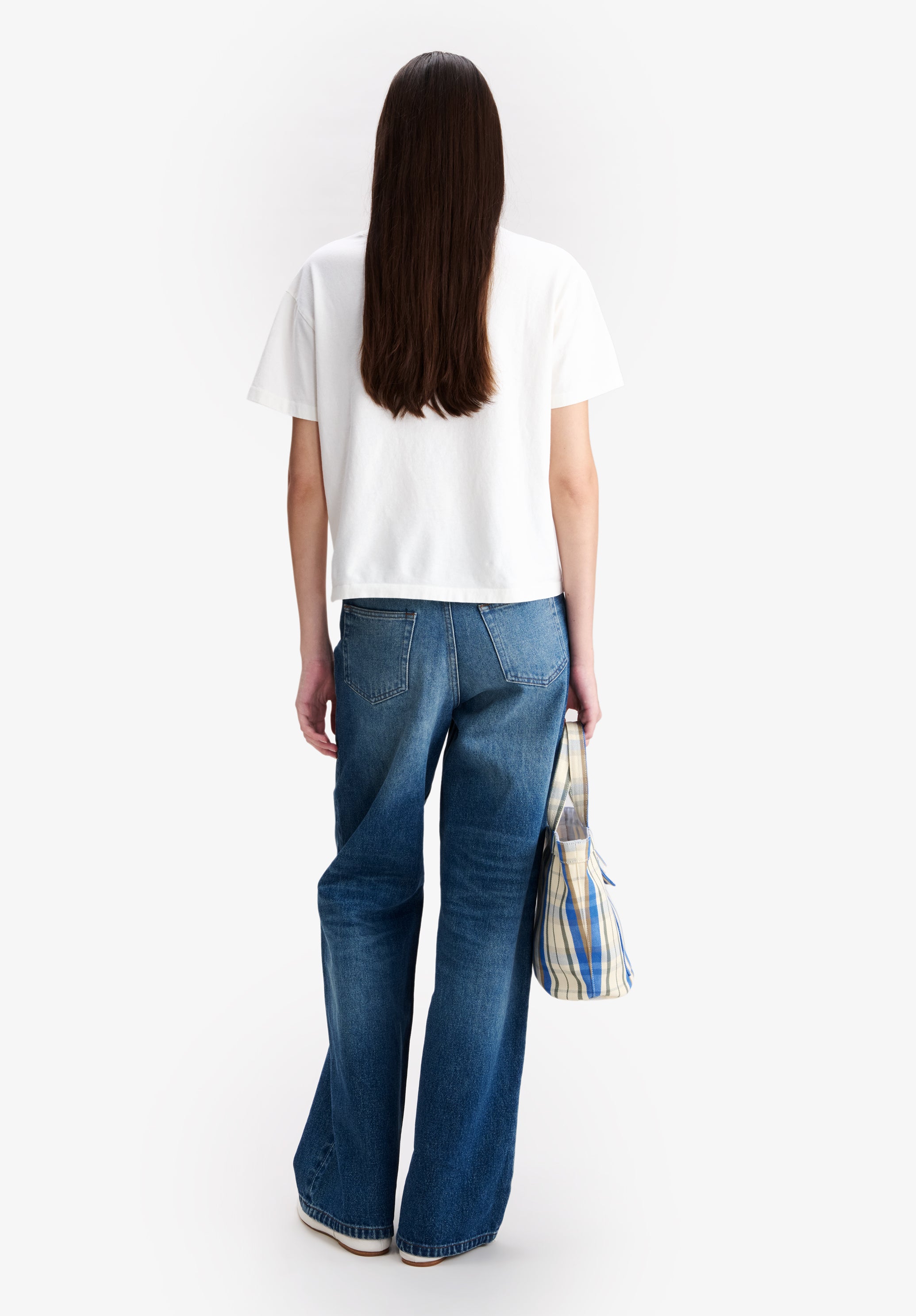 A.P.C. Rue Madame T-Shirt cremeweiß Bio-Baumwolle