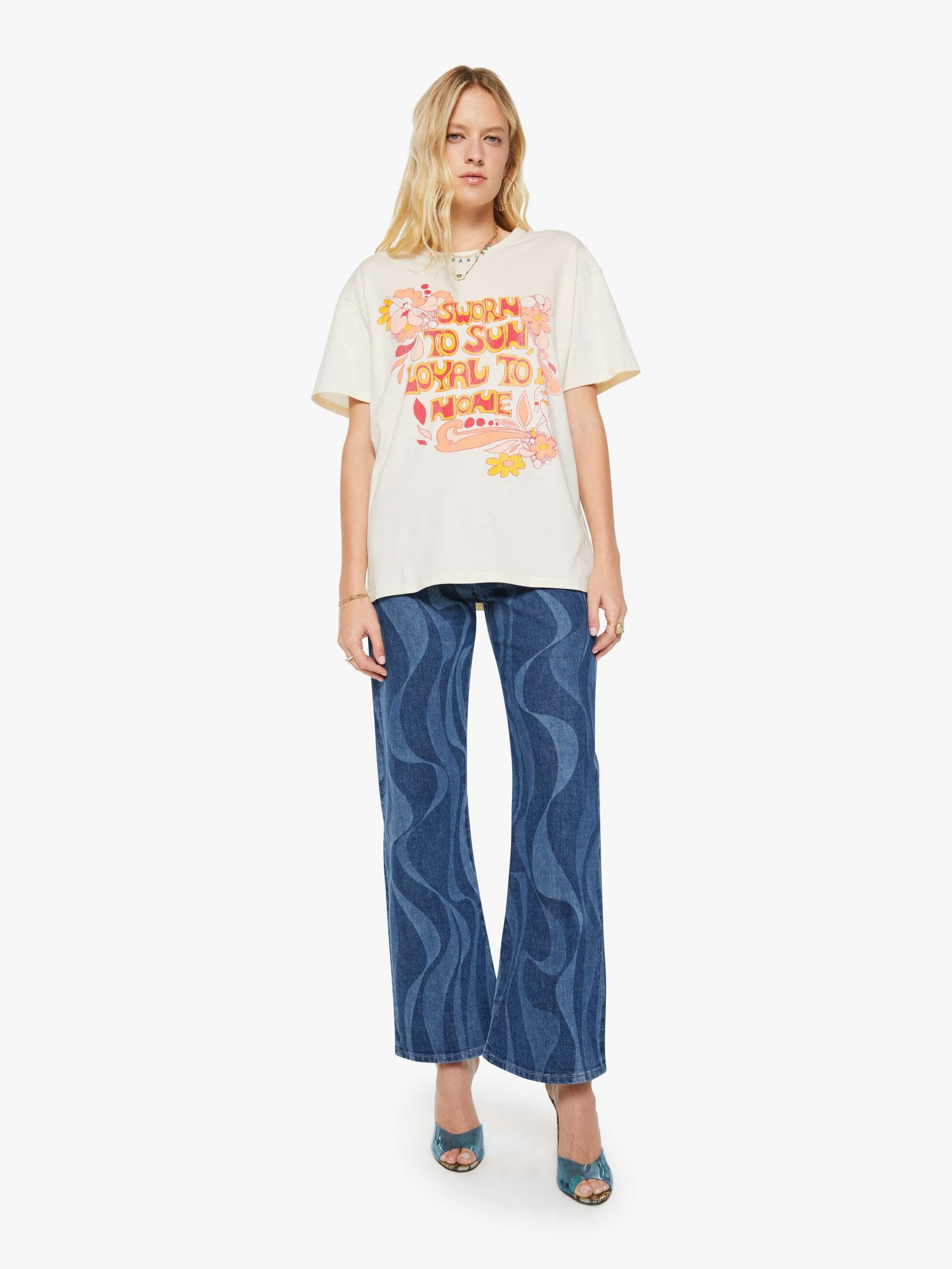 Mother The Sleep-Over Sworn To The Sun T-Shirt weiss