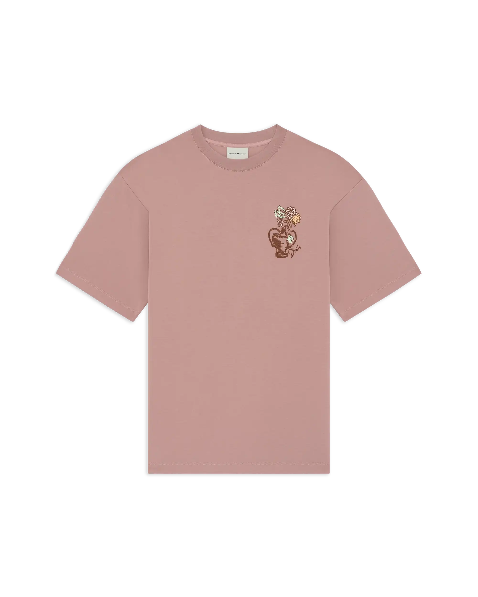 Drôle De Monsieur T-Shirt Vase Havana T-Shirt Altrosa Print
