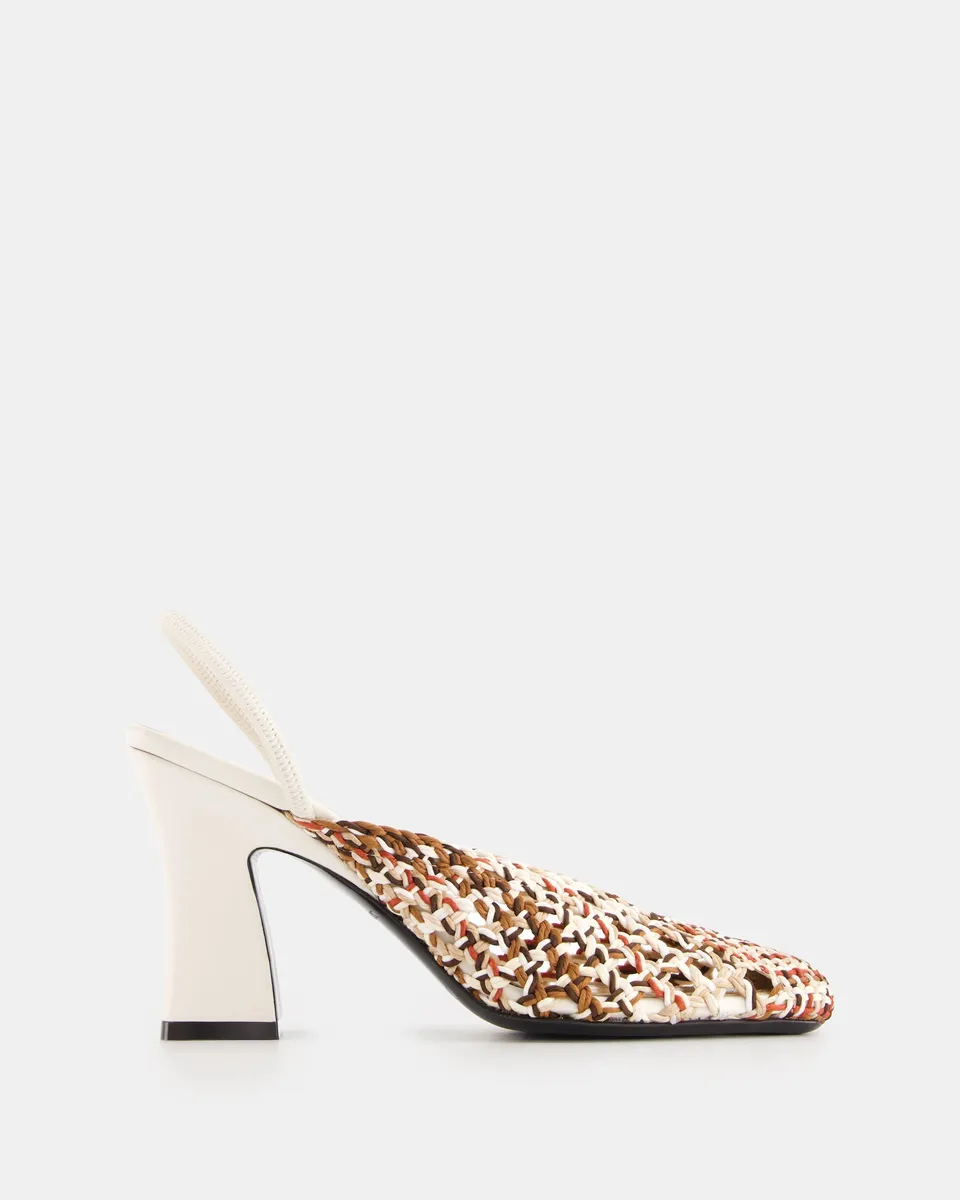 Nodaleto Nodstalgia Anya 90 Slingpumps Latte Yarn 9cm