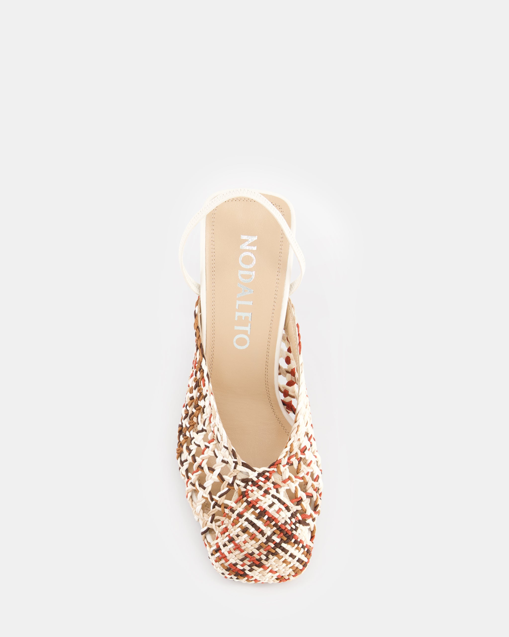 Nodaleto Nodstalgia Anya 90 Slingpumps Latte Yarn 9cm
