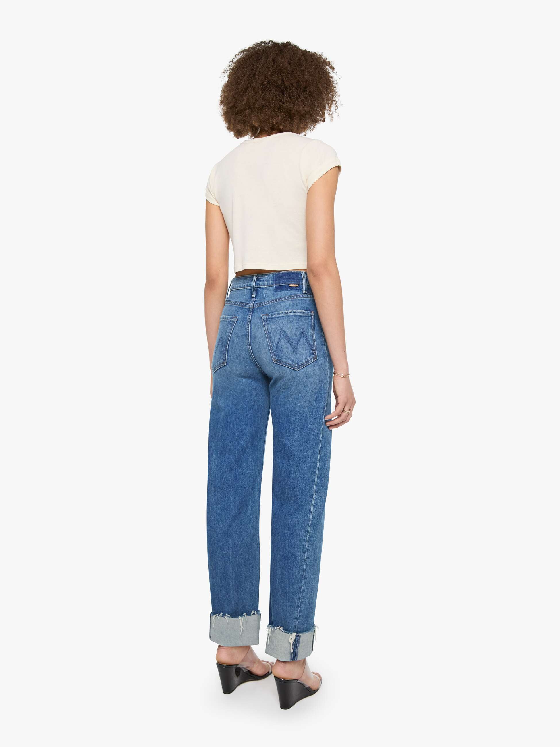 Mother The Half-Pipe Flood Damenjeans Get Two Birds Stoned