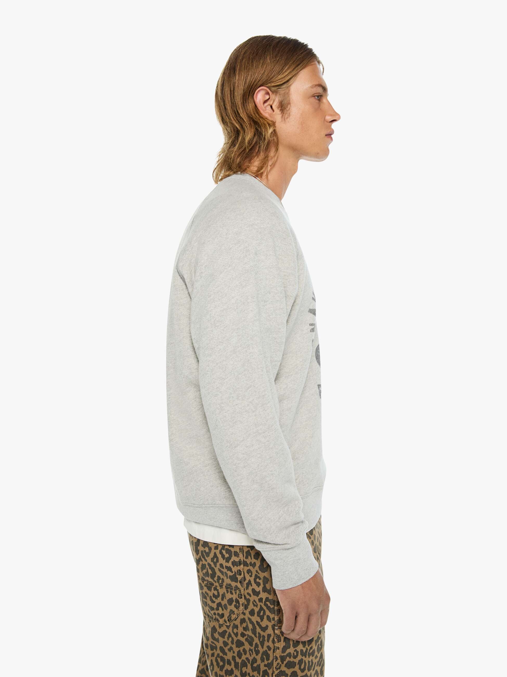 Mother The Champ Sweatshirt Snake Oil Motors Grau