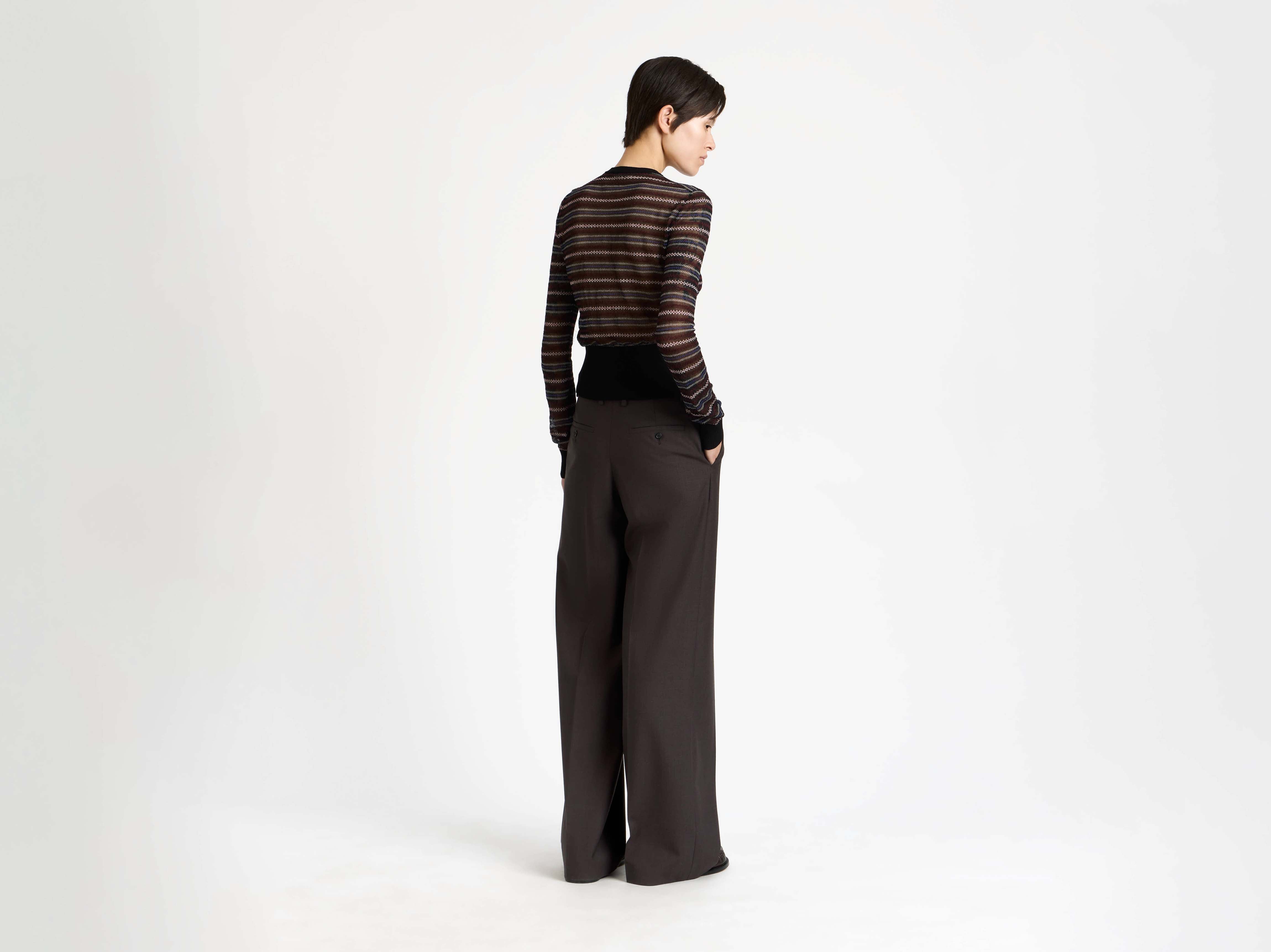 J.W.Anderson Fairisle Top Strickpullover Schwarz