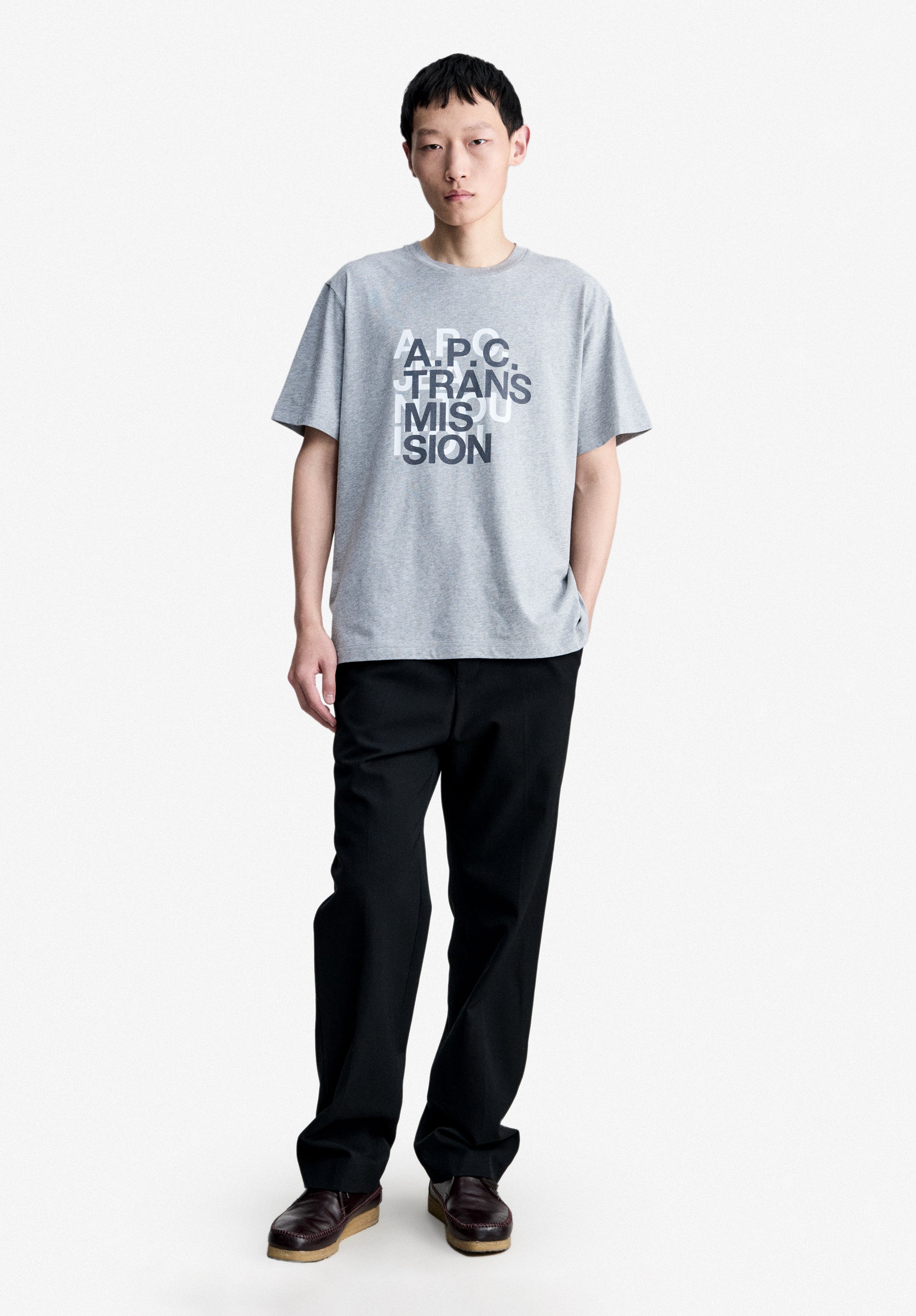 A.P.C. Transmission T-Shirt Bio-Baumwolle Größe M
