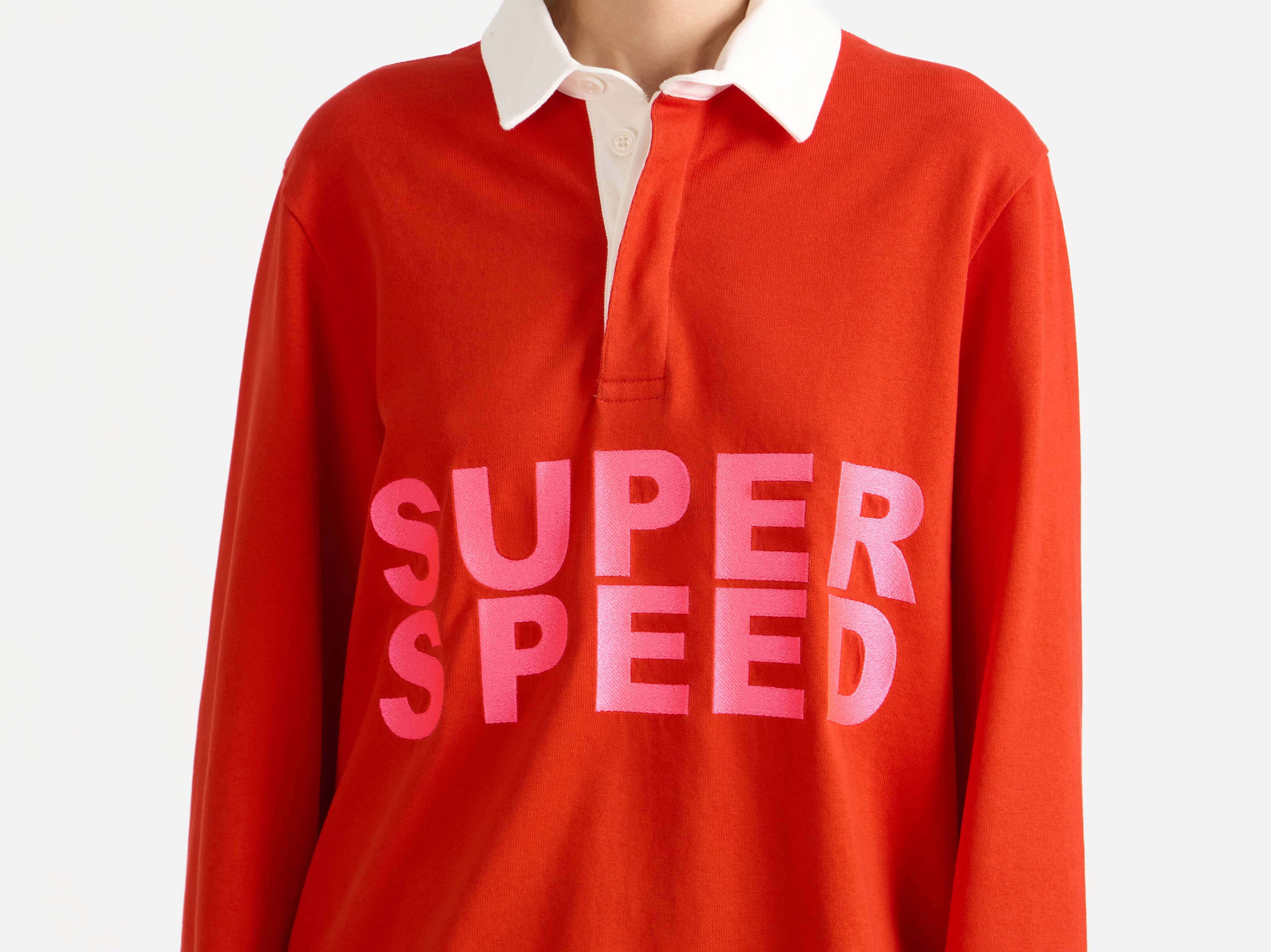 J.W.Anderson Super Speed Rugby Polo Top Rot Jersey
