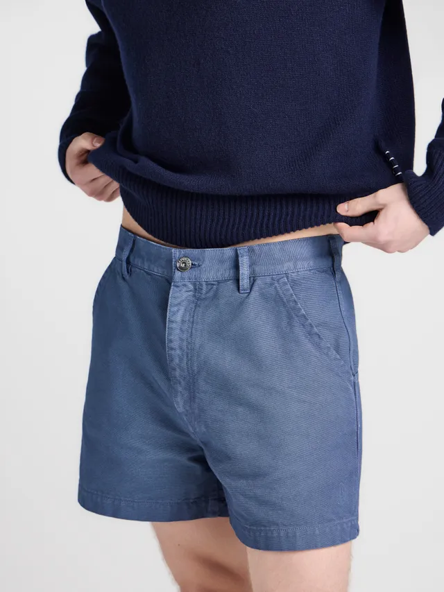 J.W.Anderson Hiking Shorts Herren Steel Blue Canvas