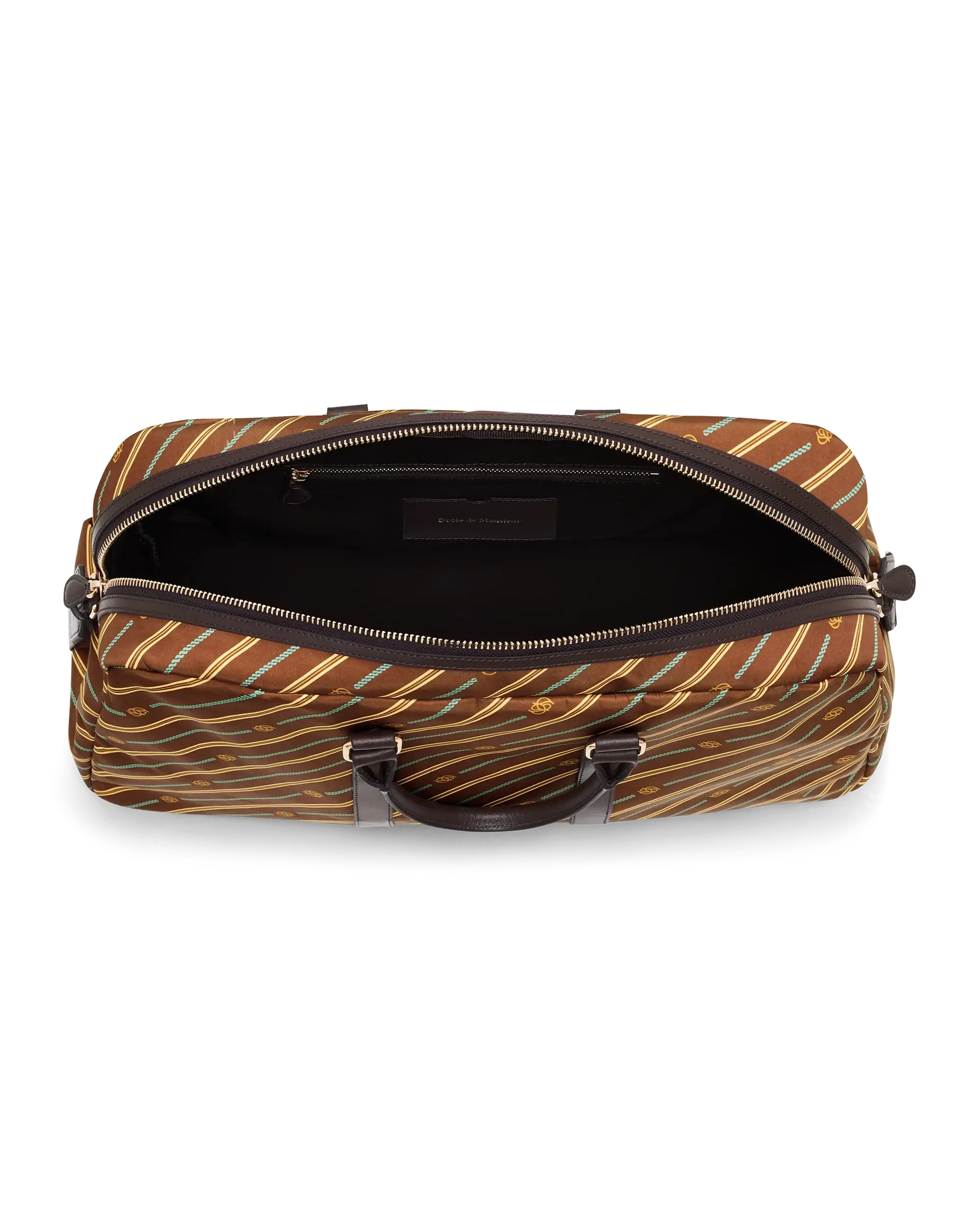 Drôle De Monsieur Monogram Weekender Reisetasche Braun Nylon