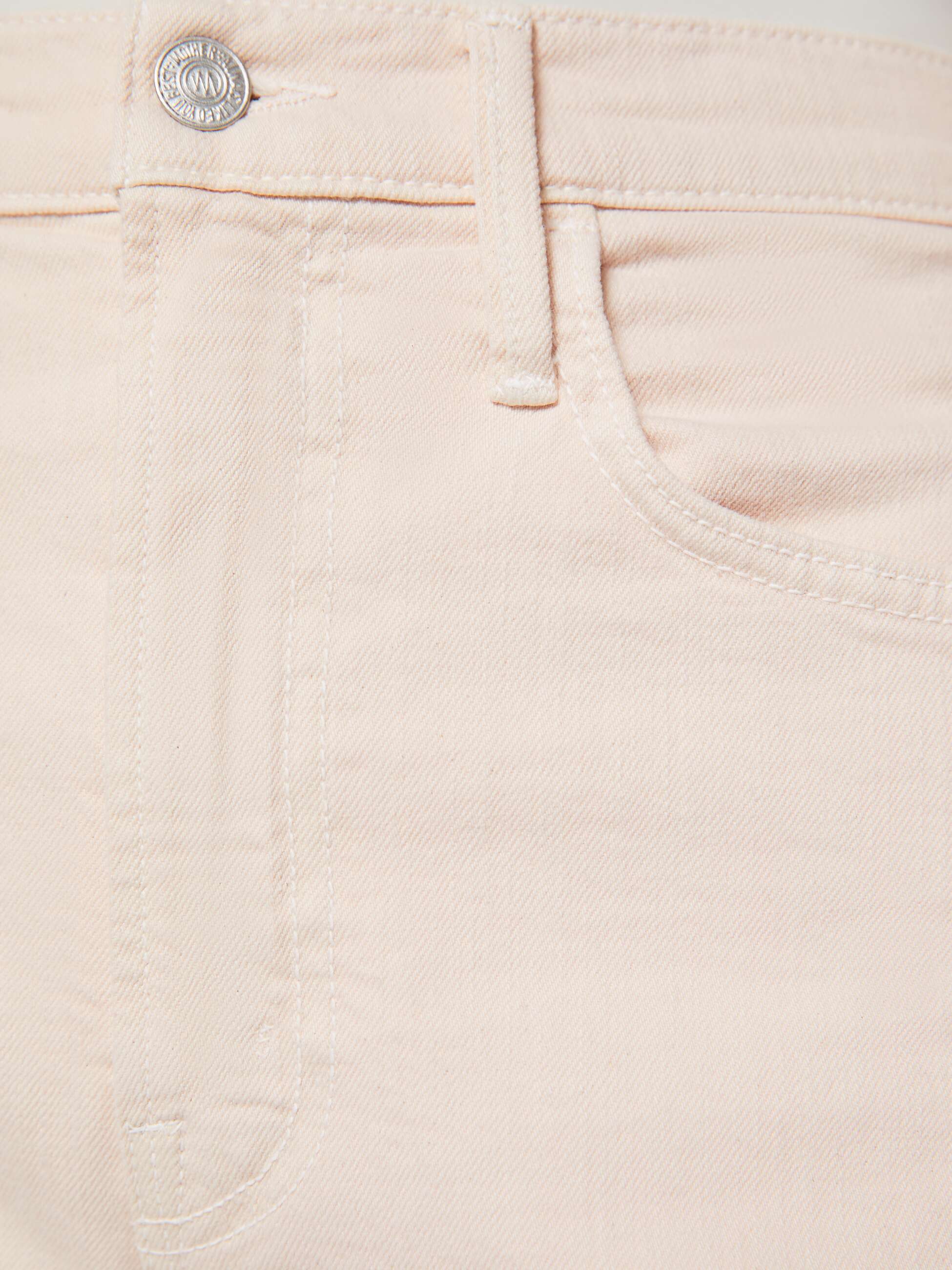 Mother Half-Pipe Bermuda Shorts Peach Puree High-Waist