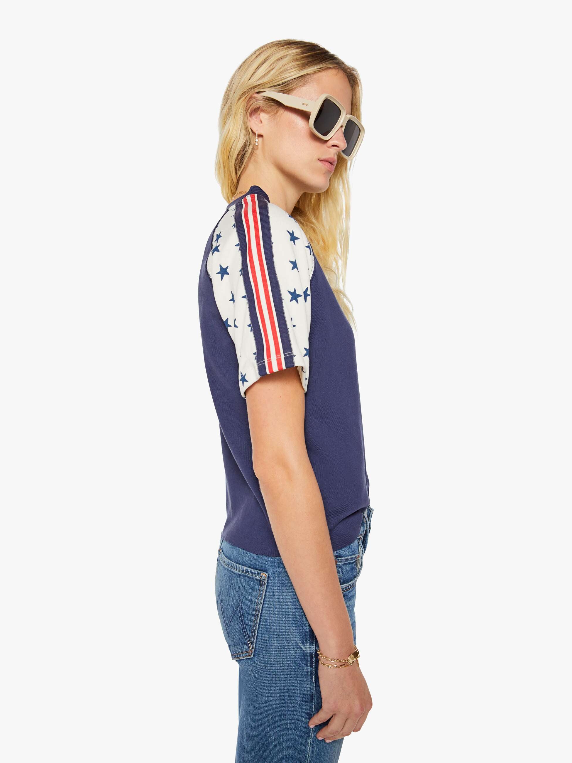 Mother S/S Concert Racer T-Shirt Patriot Blue Baumwolle